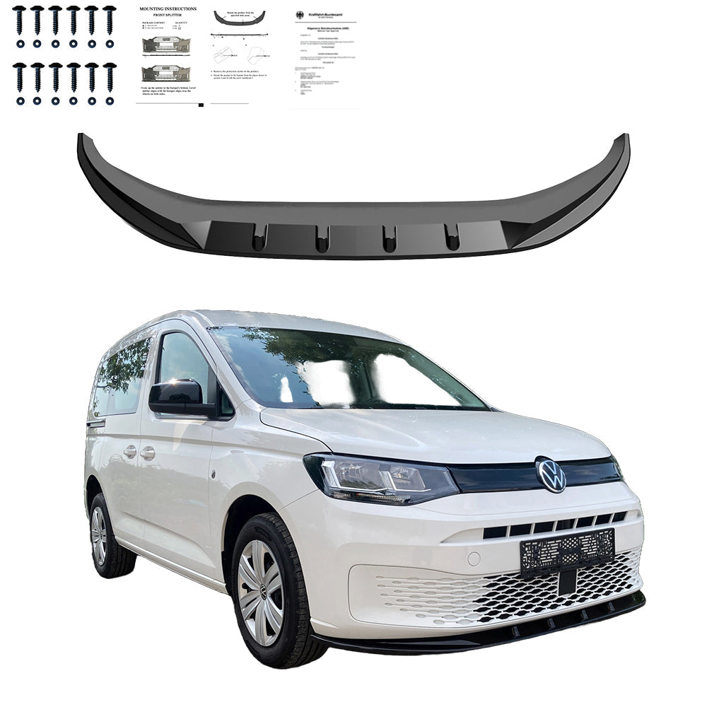 Front Splitter VW Caddy MK5 2021+ Version 2