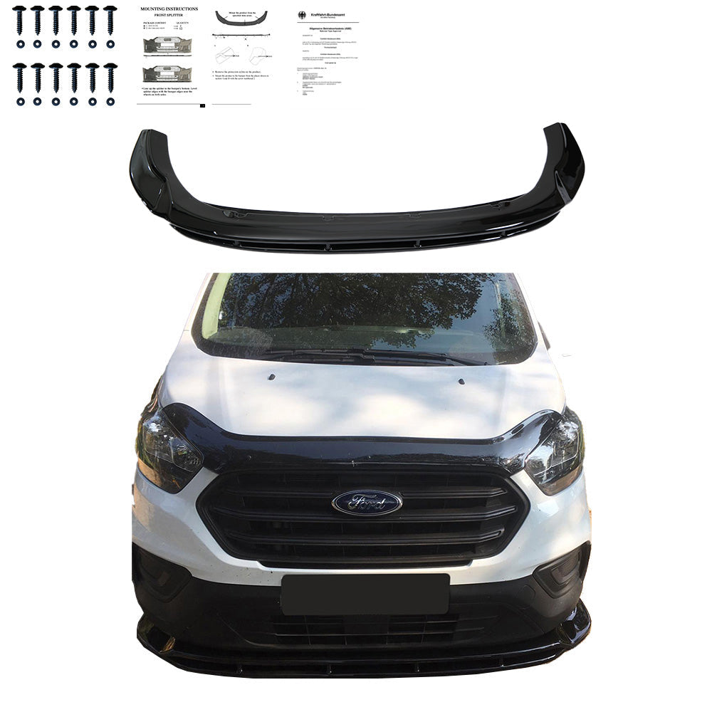 Front Splitter FORD Transit Custom MK1 Facelift 2018+