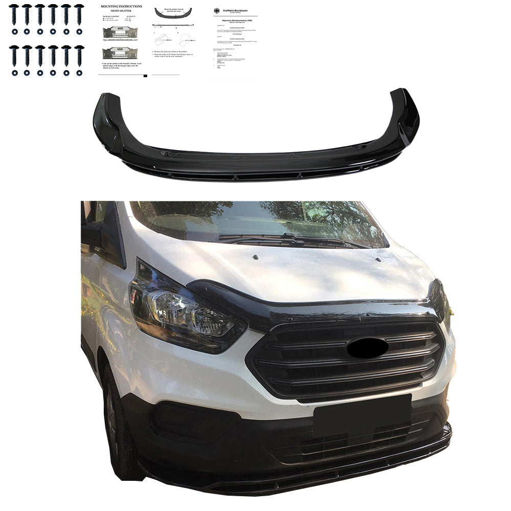 Front Splitter FORD Transit Custom MK1 Facelift 2018+