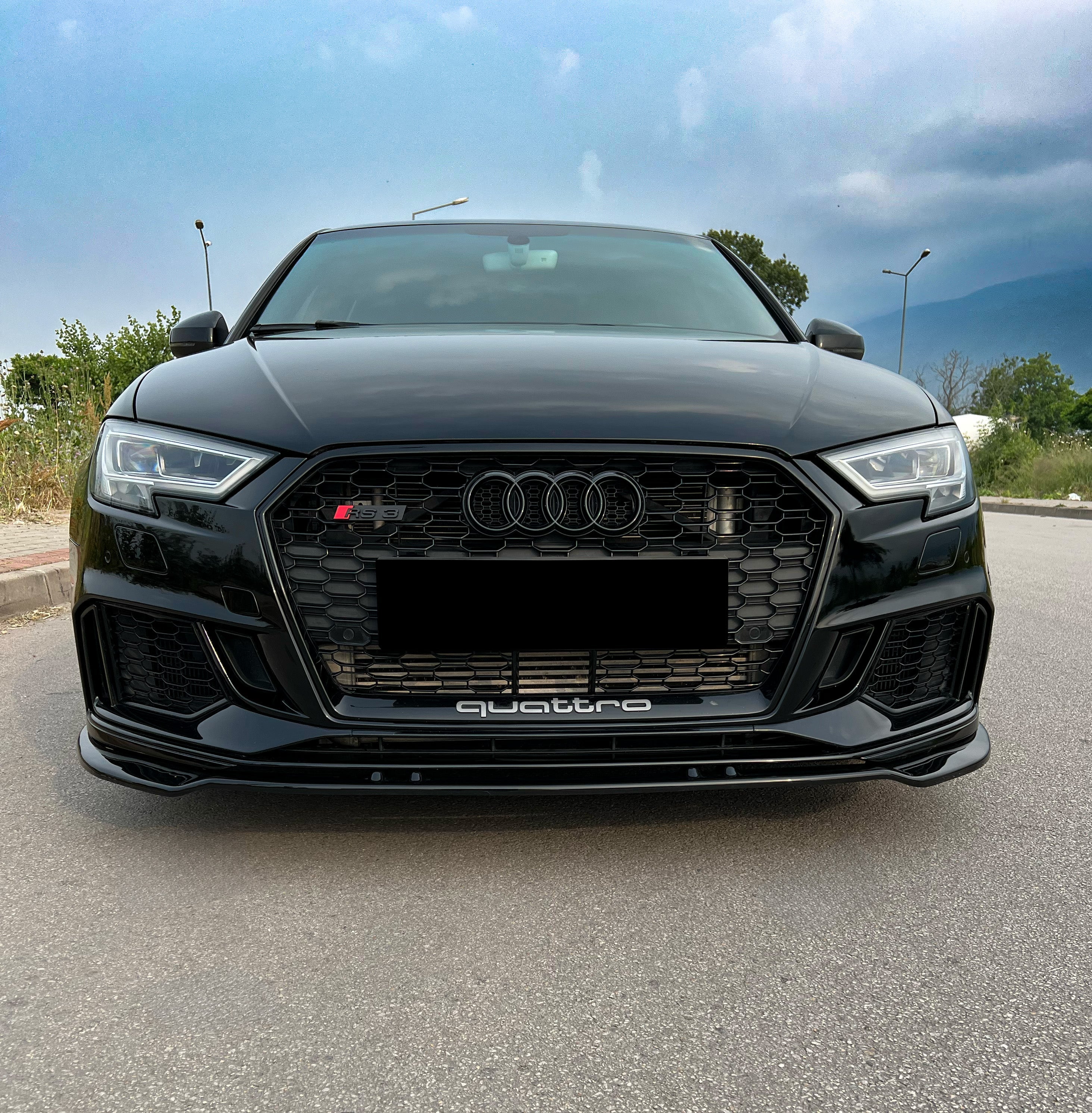 Front Splitter AUDI RS3 8V Facelift Sportback 2017-2019 Version 3