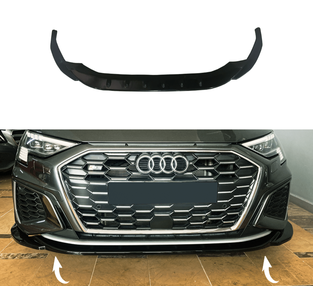 Front Splitter AUDI A3 S-Line / S3 8Y 2020+ v2