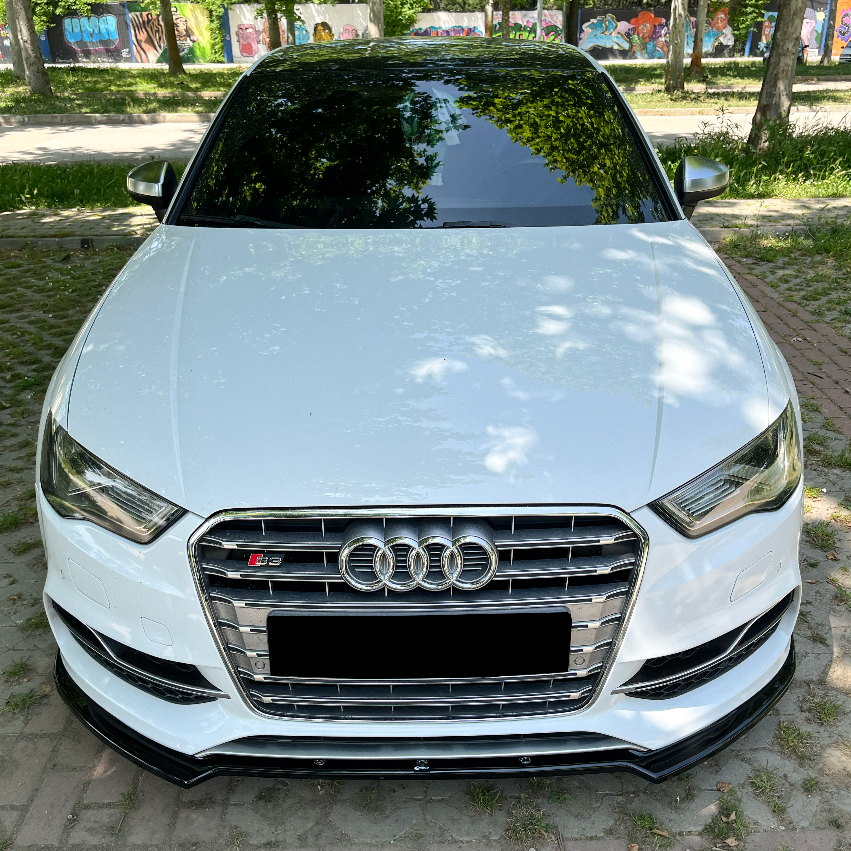 Front Splitter AUDI S3 8V (Sedan / Cabrio) 2013-2016 v2