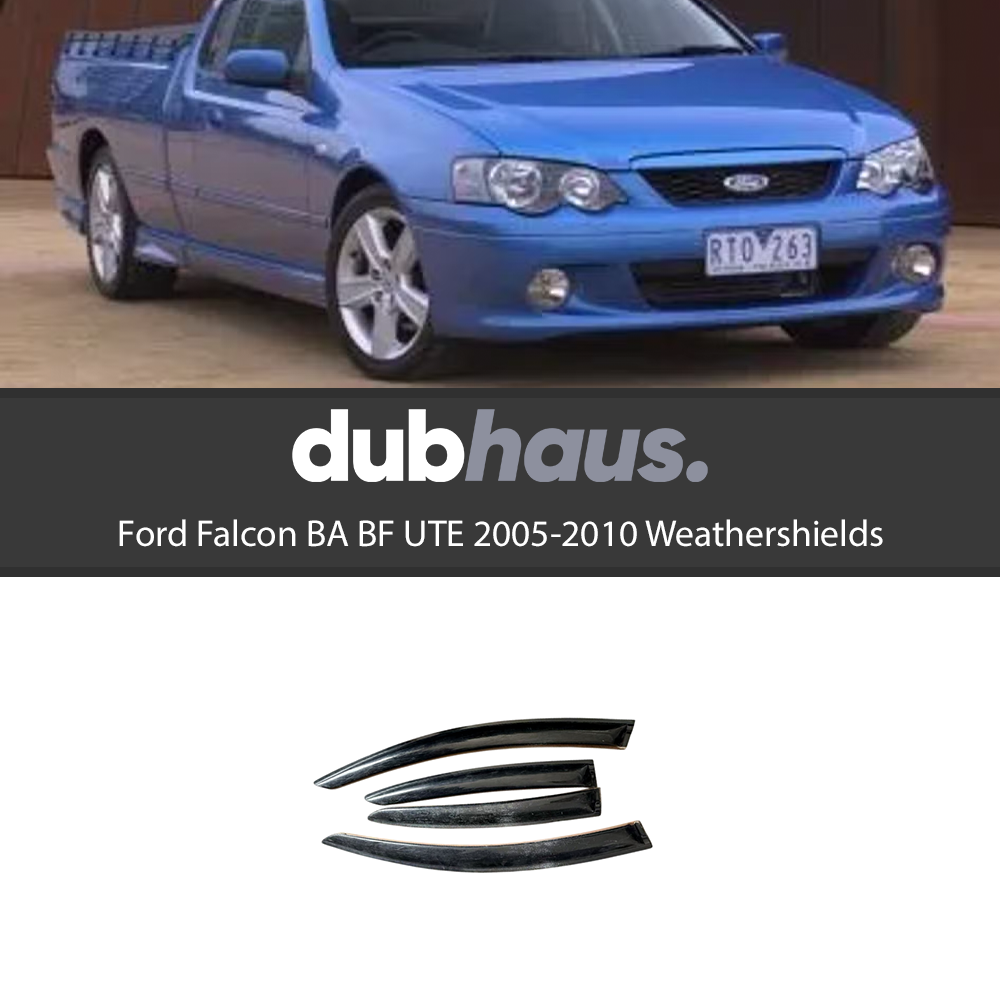 Weather Shield / Window Visor for 2005-2010 Ford Falcon BA BF UTE