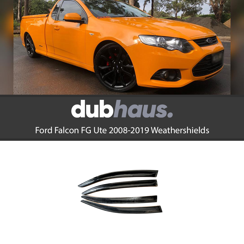 Weather Shield / Window Visor for 2008-2019 Ford Falcon FG UTE