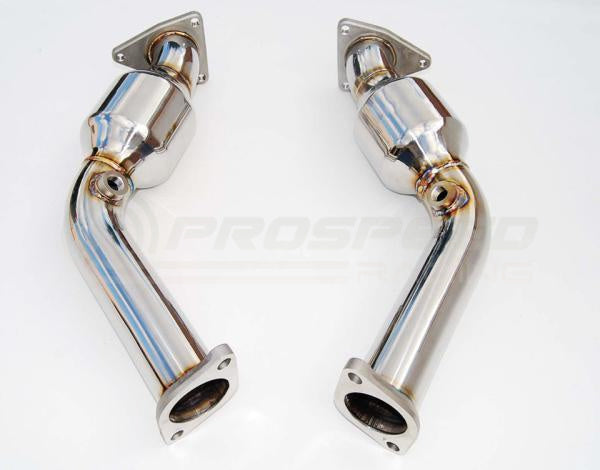 Invidia High Flow Catted Test Pipes - Nissan 350Z Z33 07-09/370Z Z34/Infiniti G37 V36/FX30/FX50/QX70