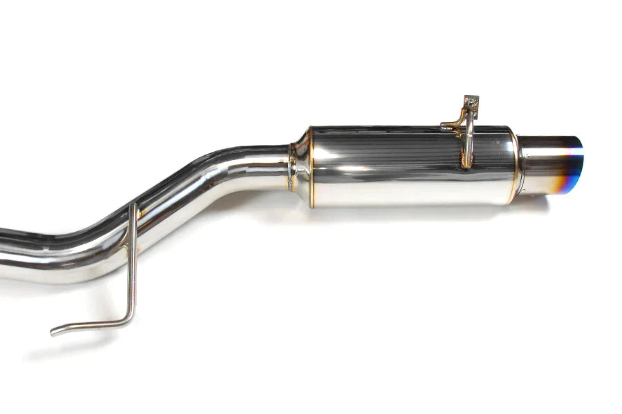 Invidia N1 Turbo Back Exhaust w/Metal Matrix Cat - Mitsubishi Evo 4-6 CP9A (Inc TME)