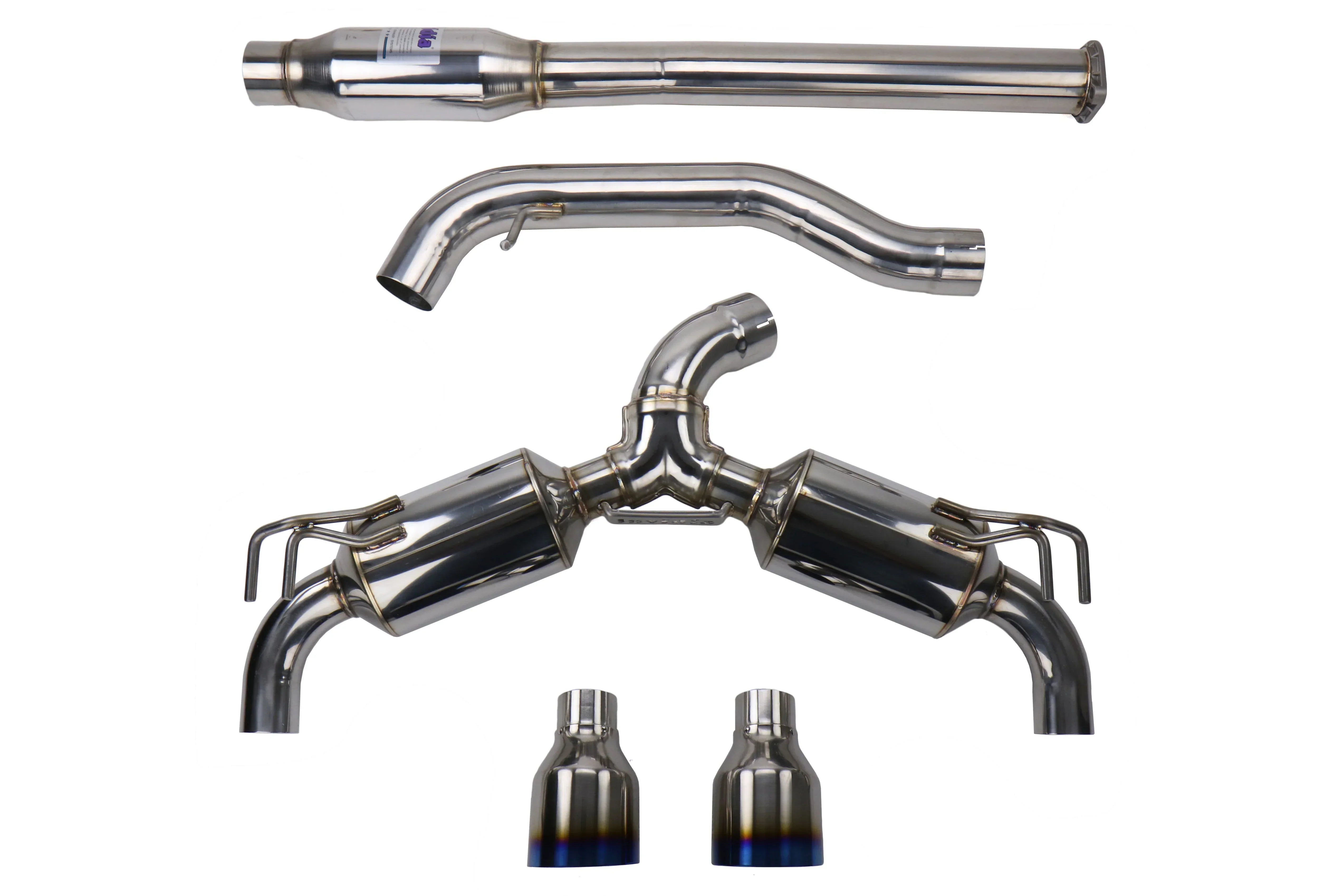 Invidia Dual N1 02 Housing Back Exhaust - Mitsubishi Evo X CZ4A