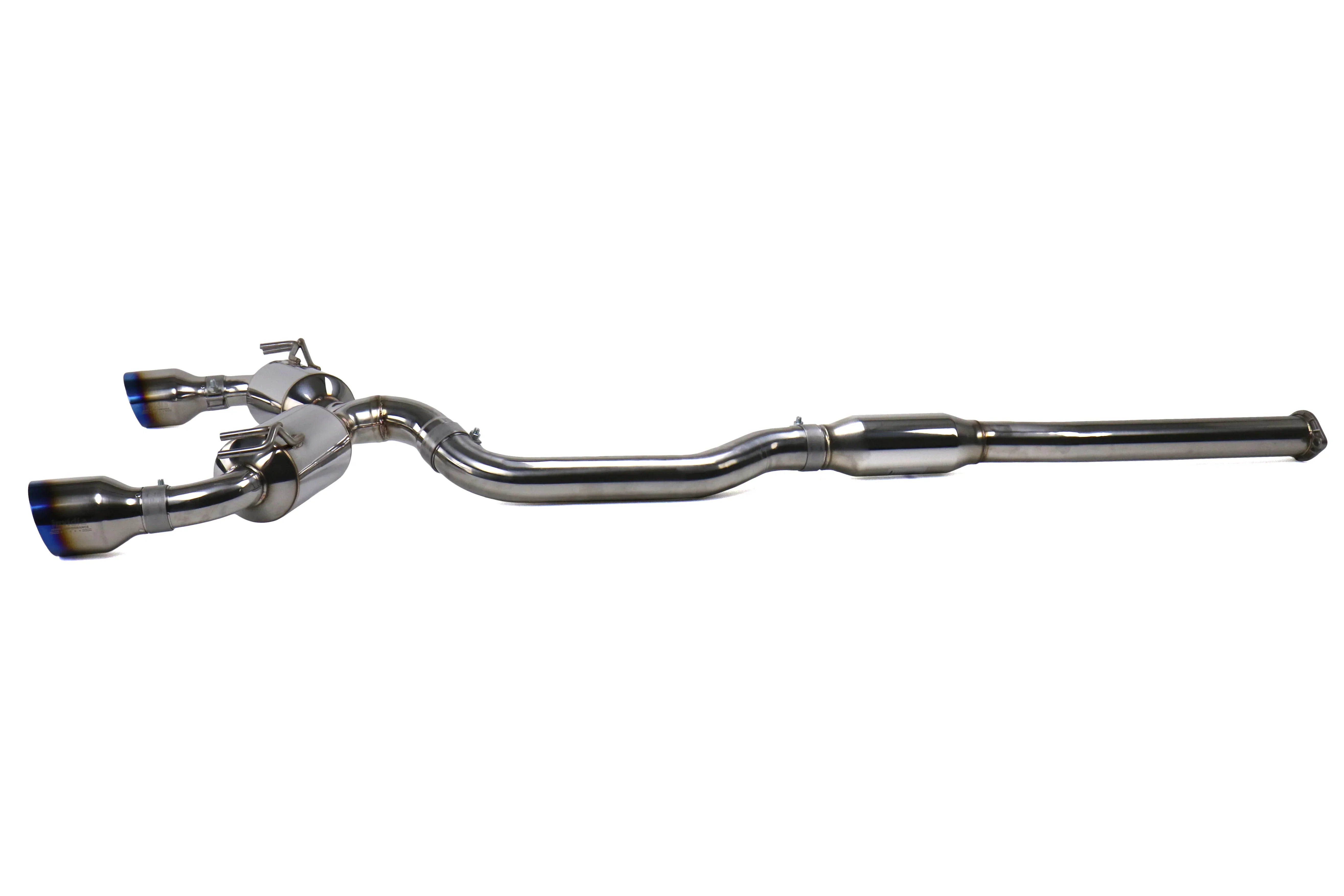 Invidia Dual N1 Turbo Back Exhaust w/PSR O2 Housing - Mitsubishi Evo X CZ4A