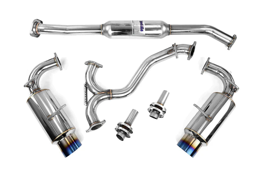 Invidia N1 Engine Back Exhaust w/Invidia Equal Headers - Subaru BRZ & Toyota 86 12-21, 22+ (6MT)