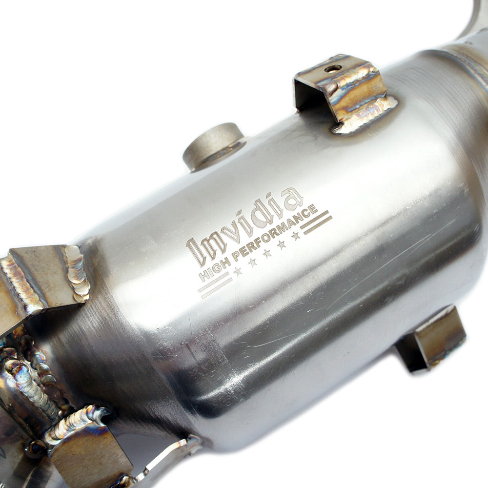 Invidia Down Pipe w/High Flow Cat - VW Golf GTI Mk