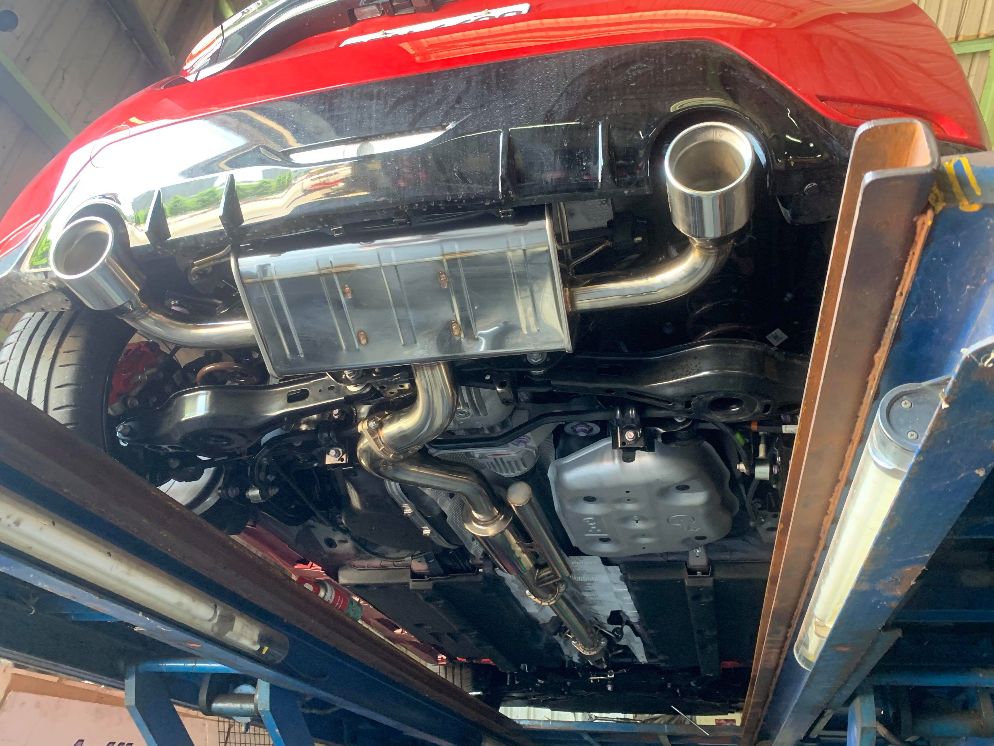 Invidia Q300 O2 Housing Back Exhaust - Toyota Yaris GR XPA16R