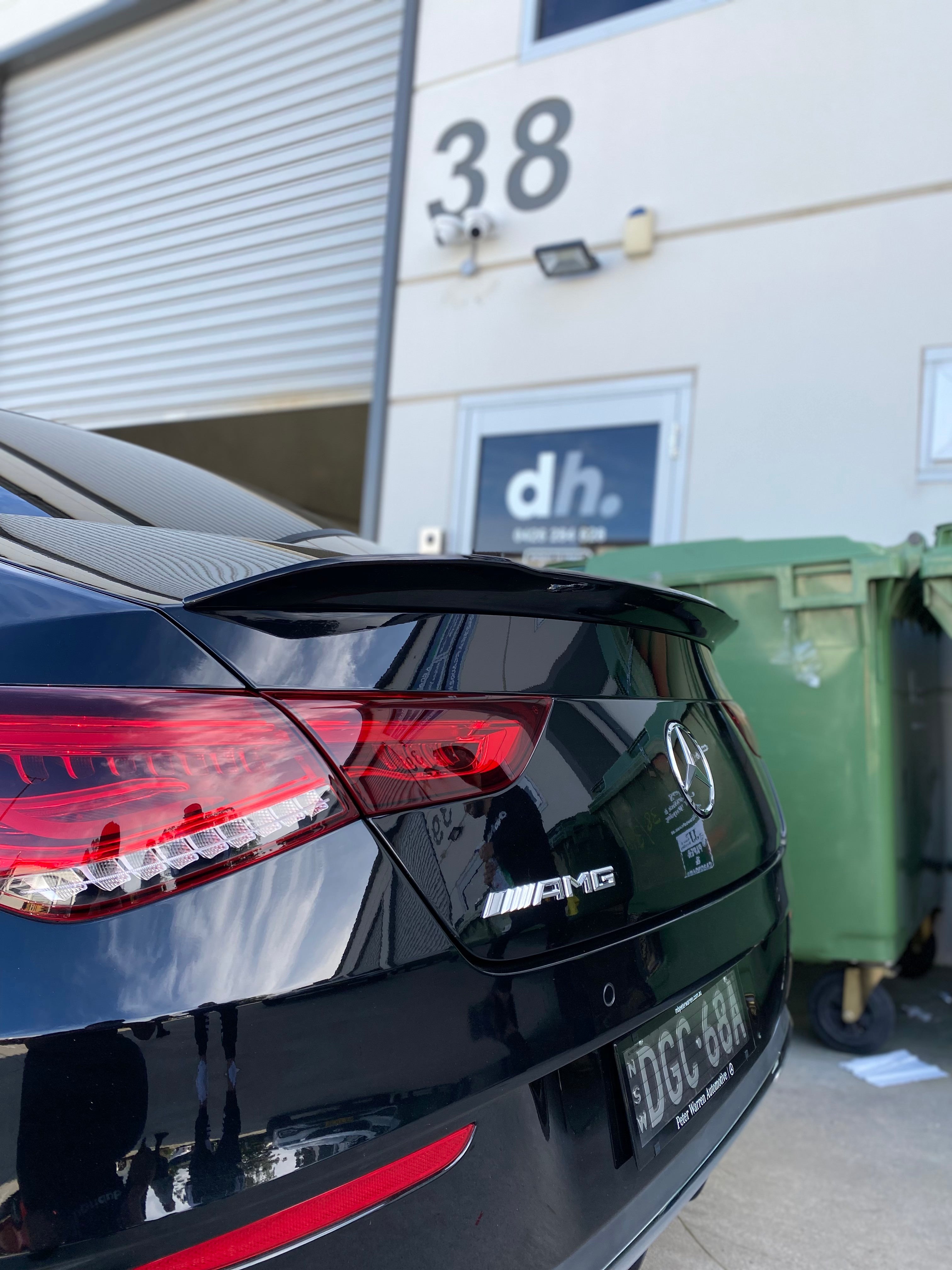 Mercedes Benz CLA C118 AMG Style ABS Spoiler (Gloss Black)