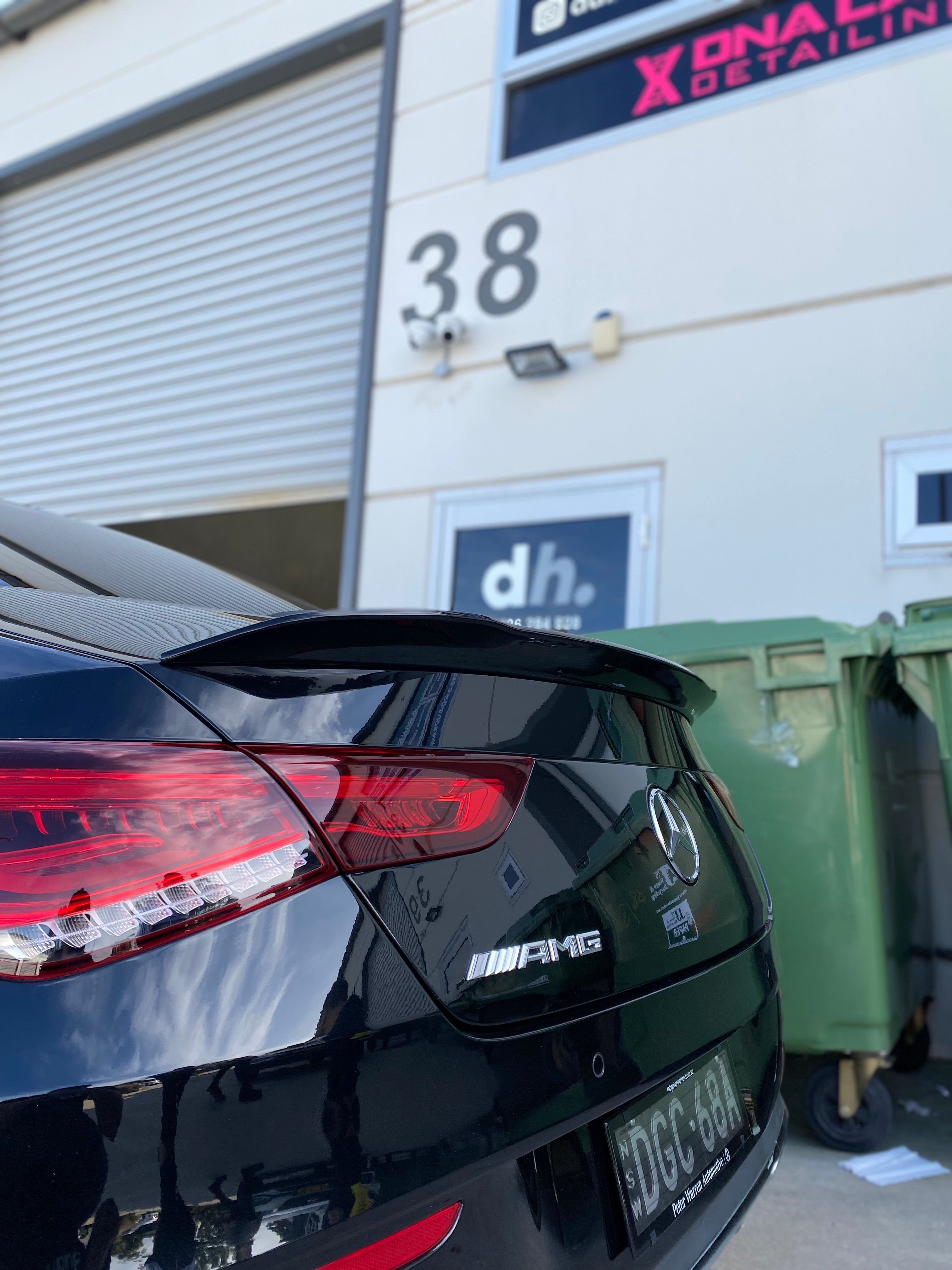 Mercedes Benz CLA C118 AMG Style ABS Spoiler (Gloss Black)