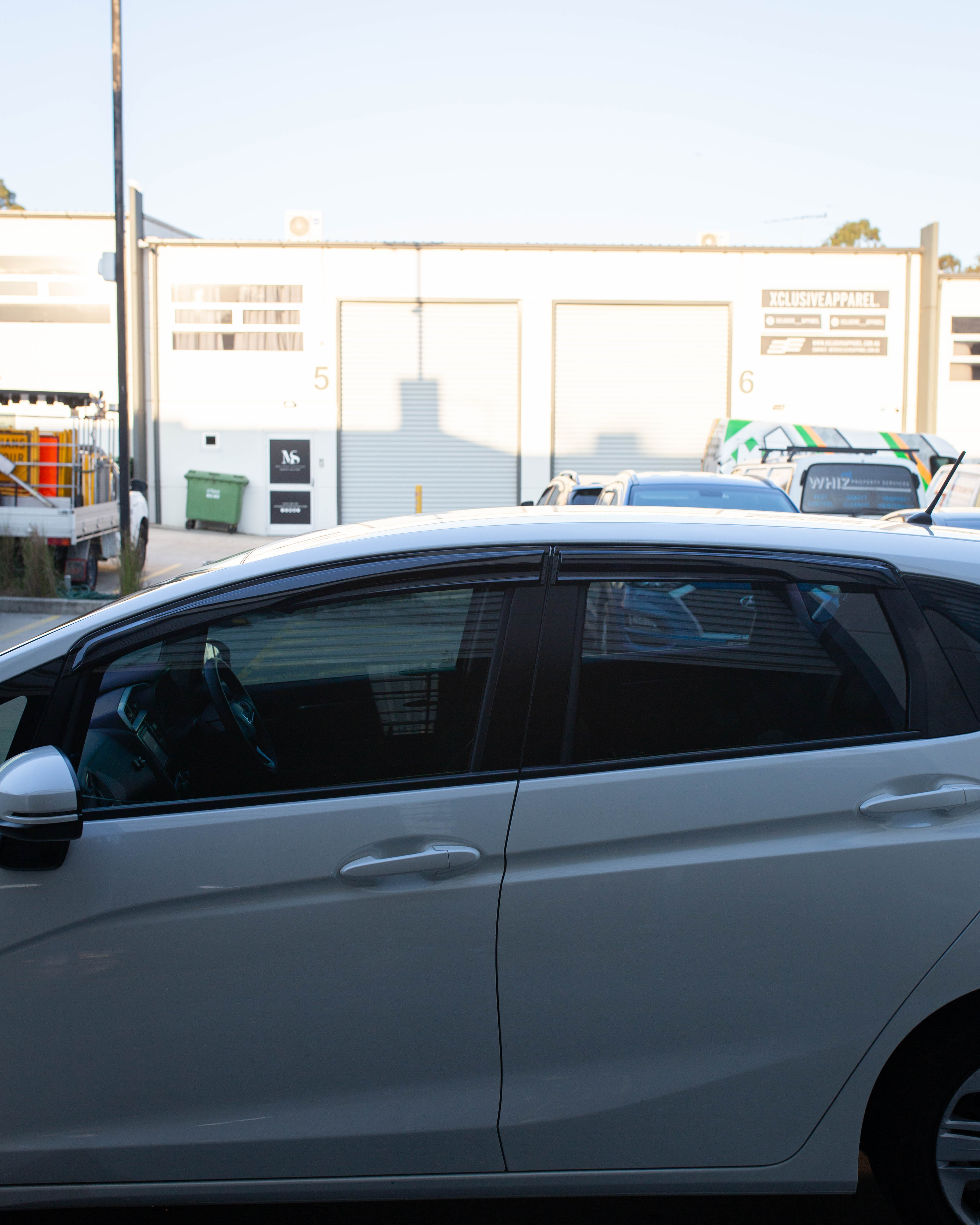 Weather Shield / Window Visor for HONDA JAZZ (Hatch Back) 2014 - 2019 (Mugen Style)