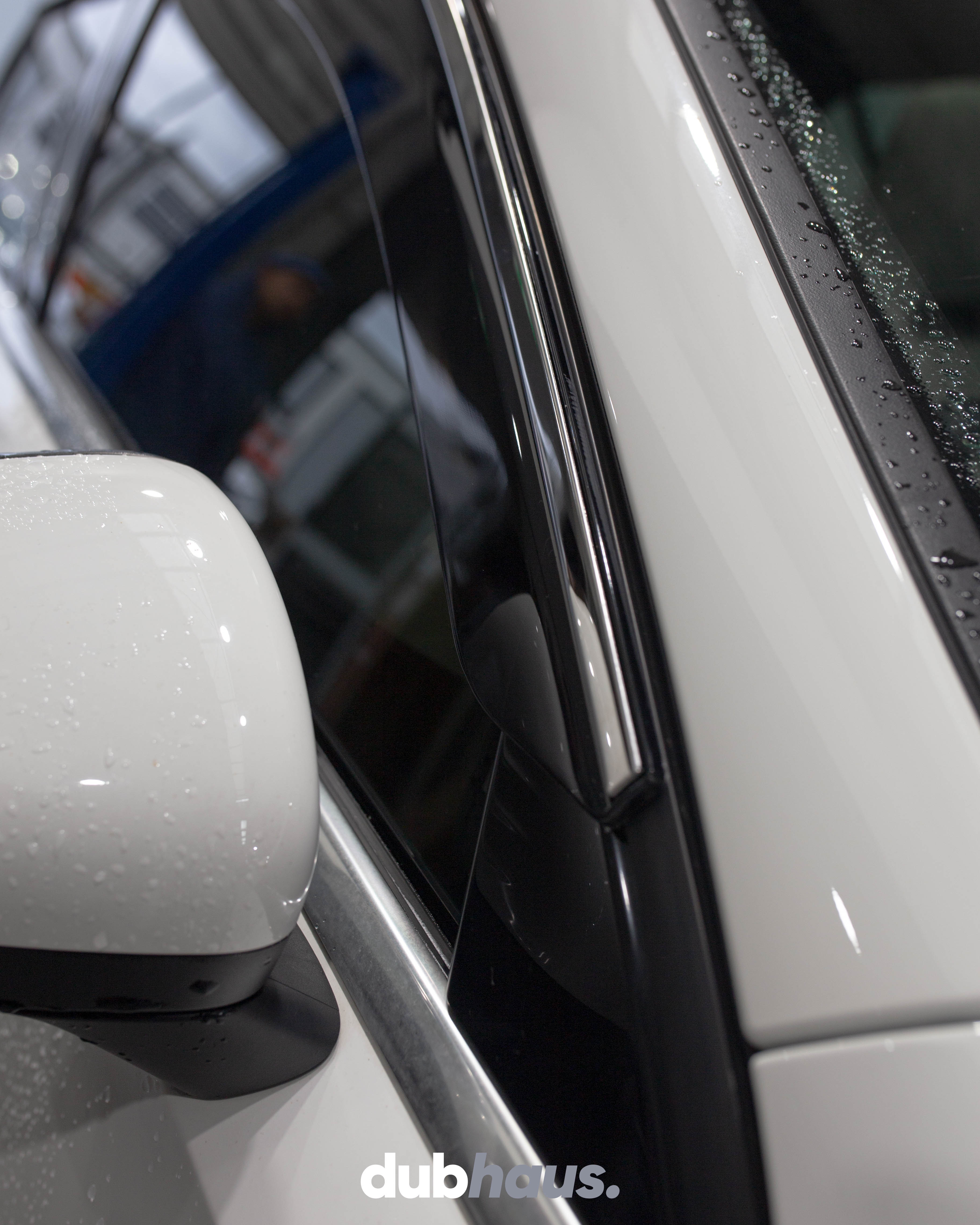 Weather Shield / Window Visor for Mercedes A-CLASS (Hatch Back) W177 2018+ (Stainless Trim)