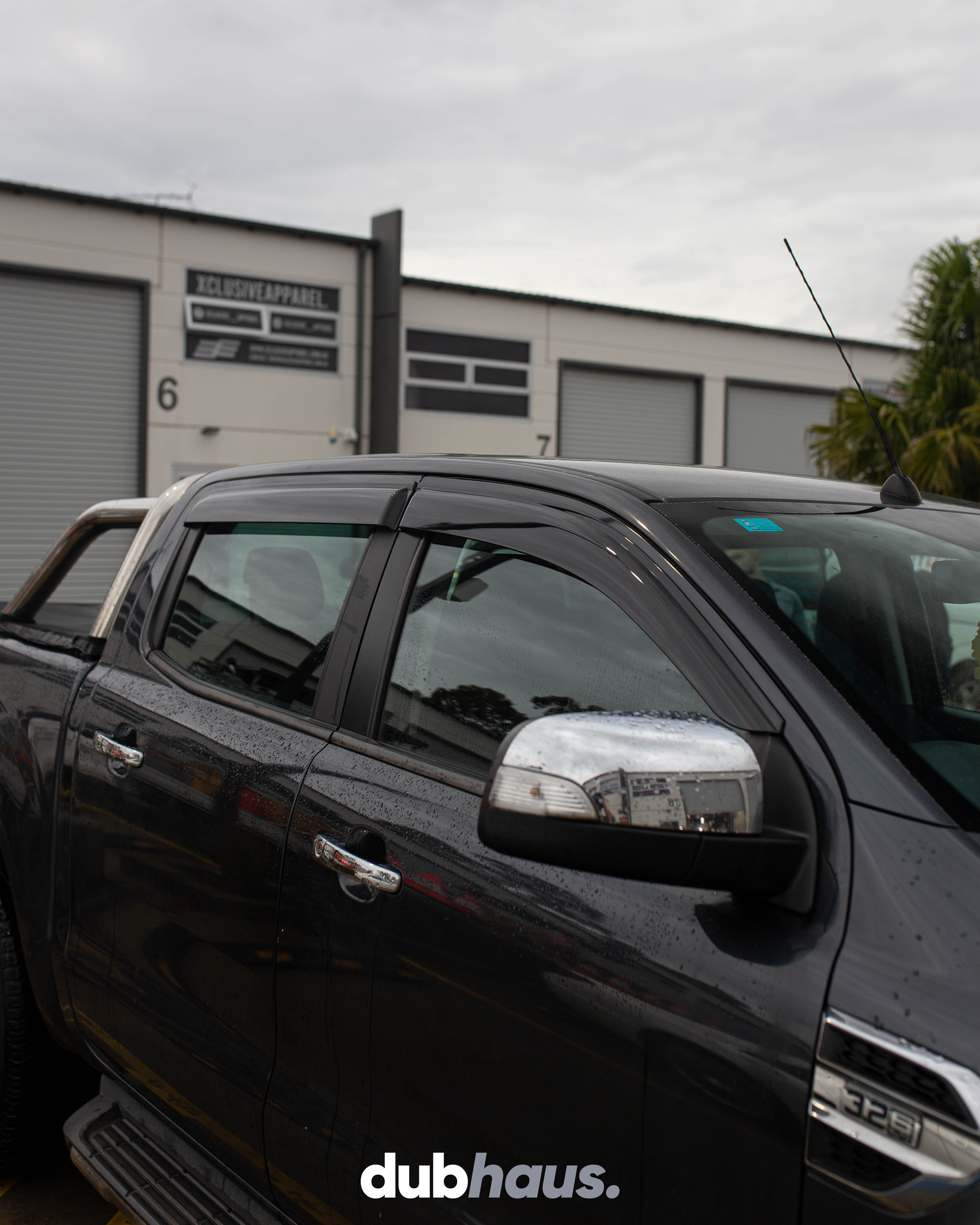 Weather Shield / Window Visor for FORD RANGER T6 T7 T8 (double cab) 2012 - 2021