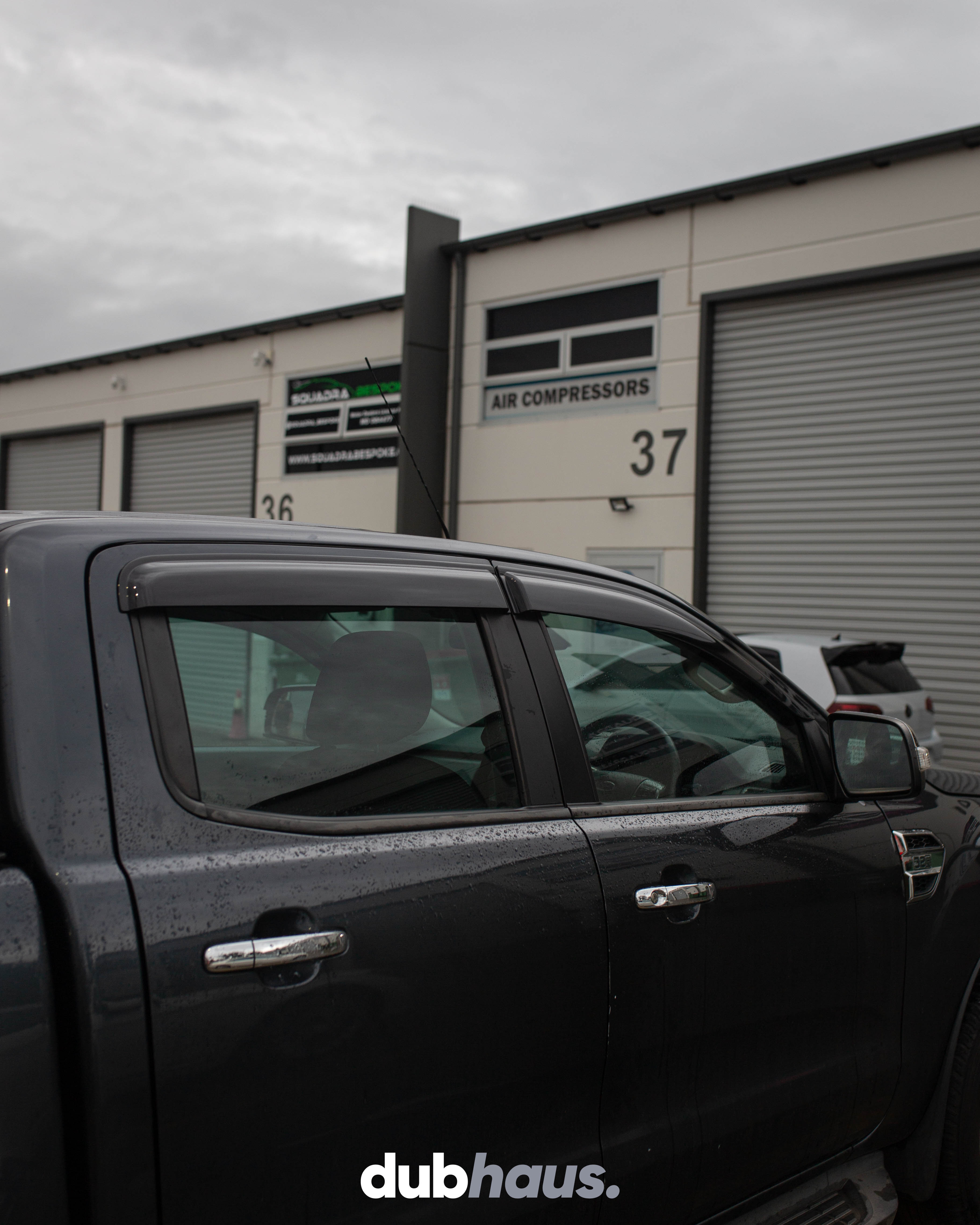 Weather Shield / Window Visor for FORD RANGER T6 T7 T8 (double cab) 2012 - 2021