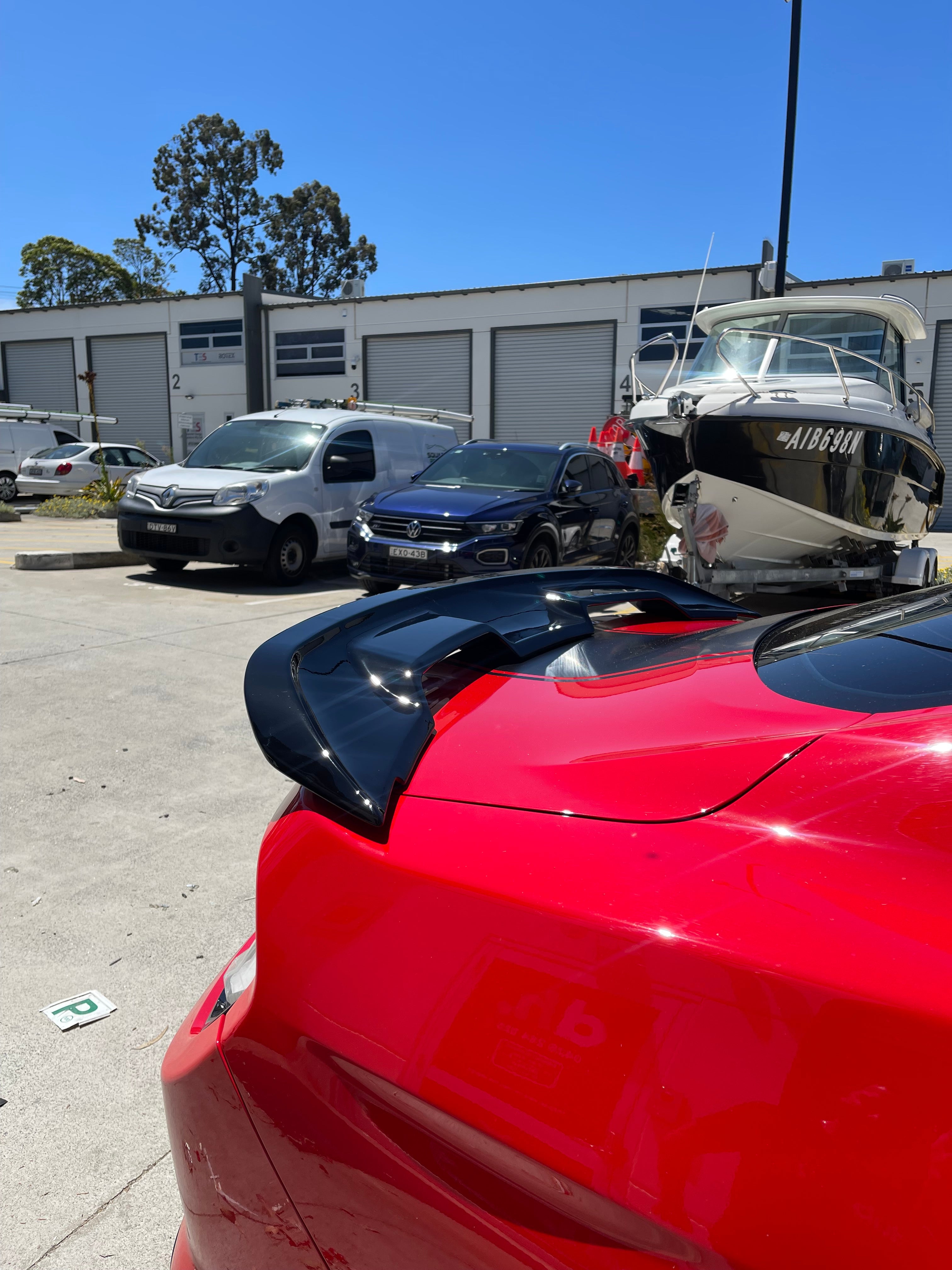 Ford Mustang 15-20 GT500 Style ABS Rear Spoiler (Gloss Black)