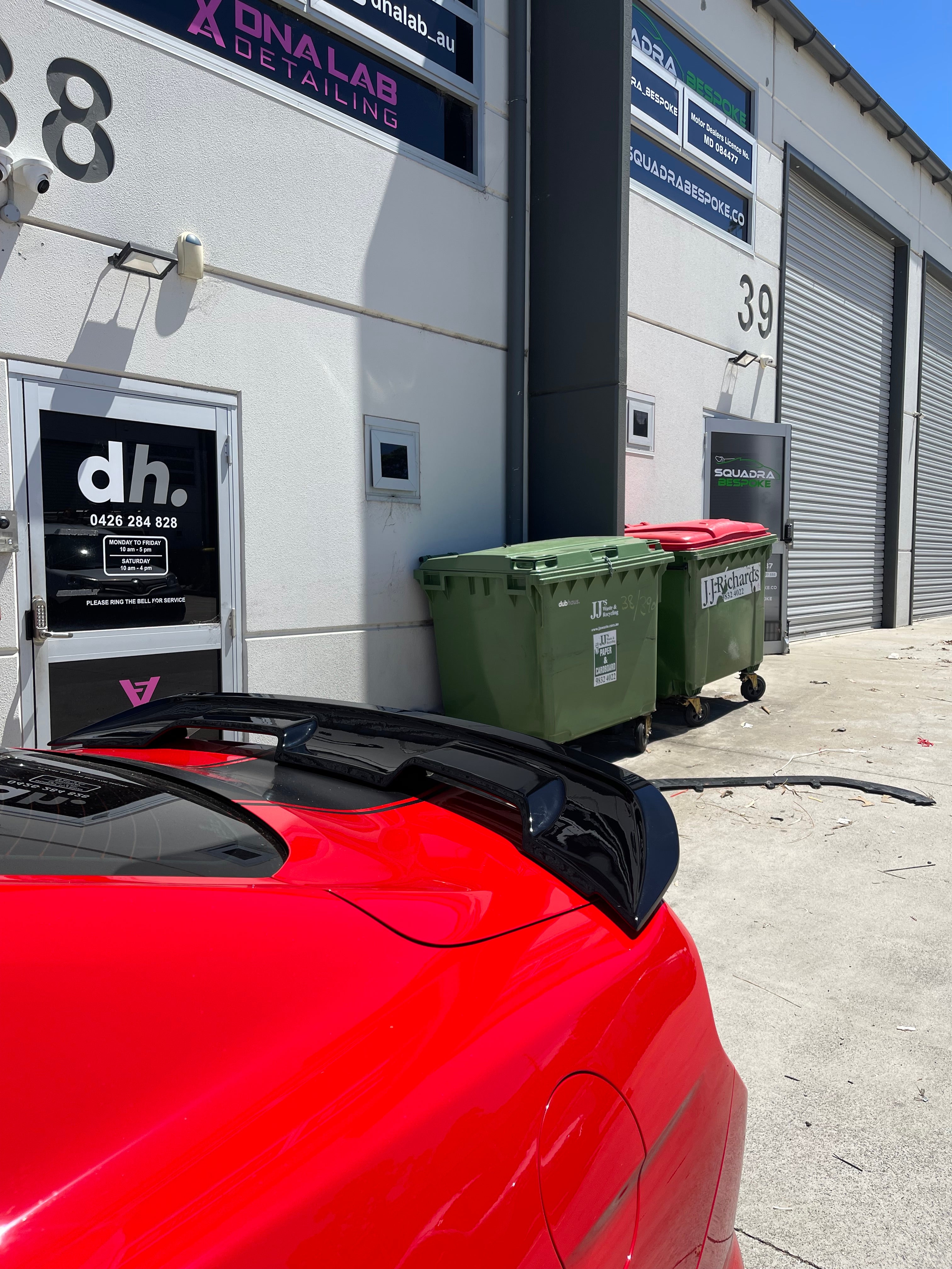 Ford Mustang 15-20 GT500 Style ABS Rear Spoiler (Gloss Black)