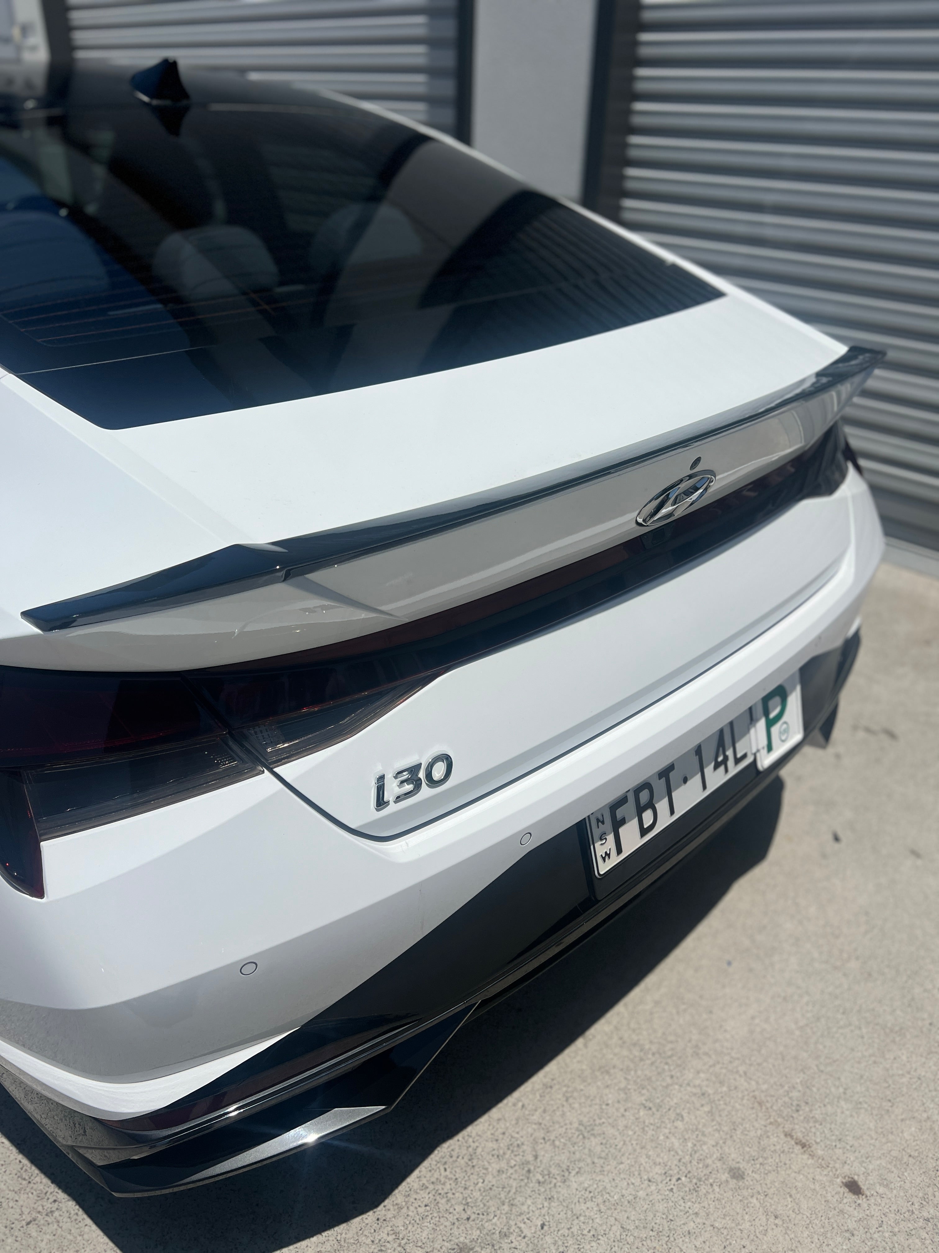 Hyundai I30/Elantra Sedan CN7 ABS Gloss Black Spoiler 2020+