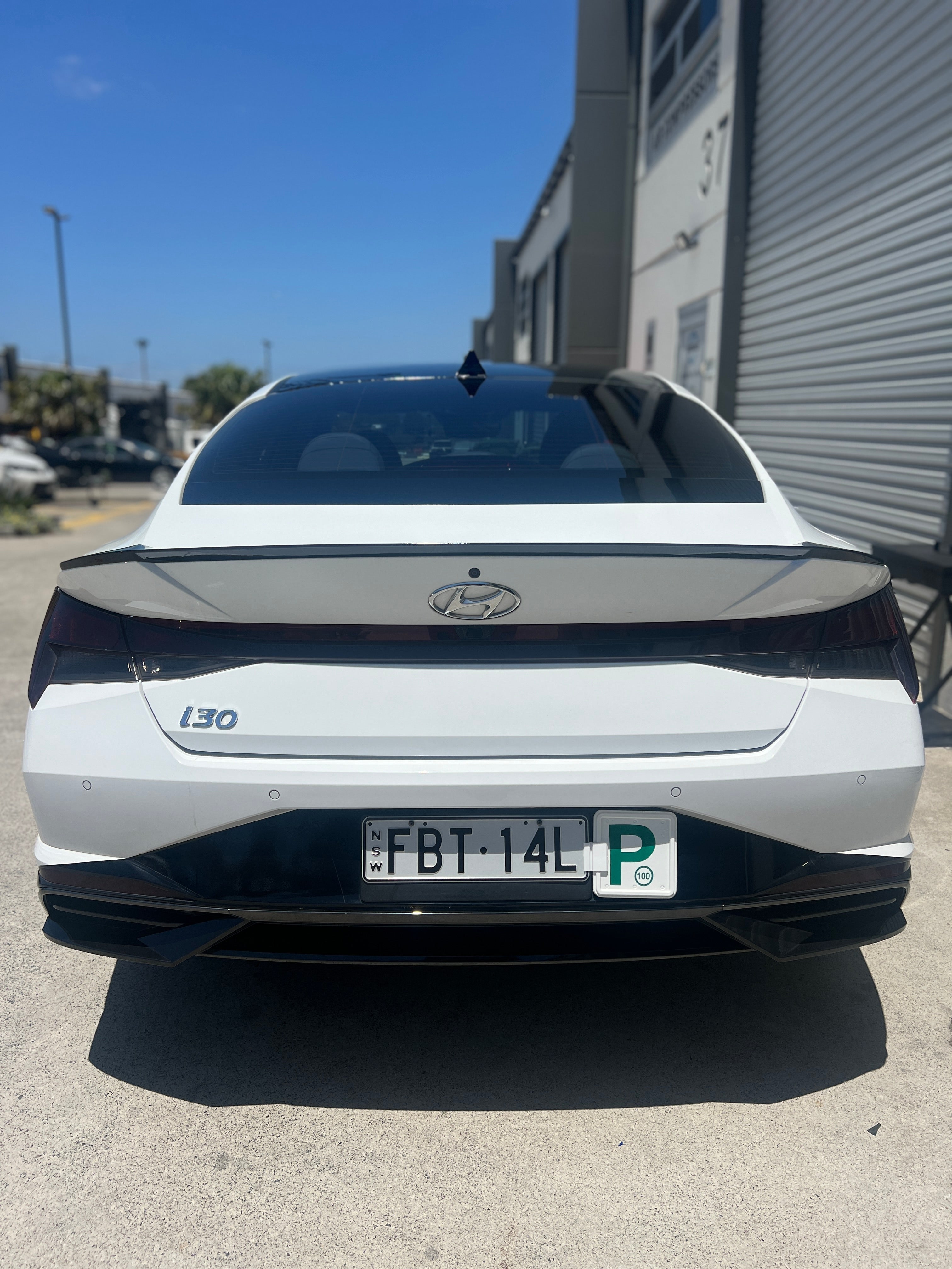 Hyundai I30/Elantra Sedan CN7 ABS Gloss Black Spoiler 2020+