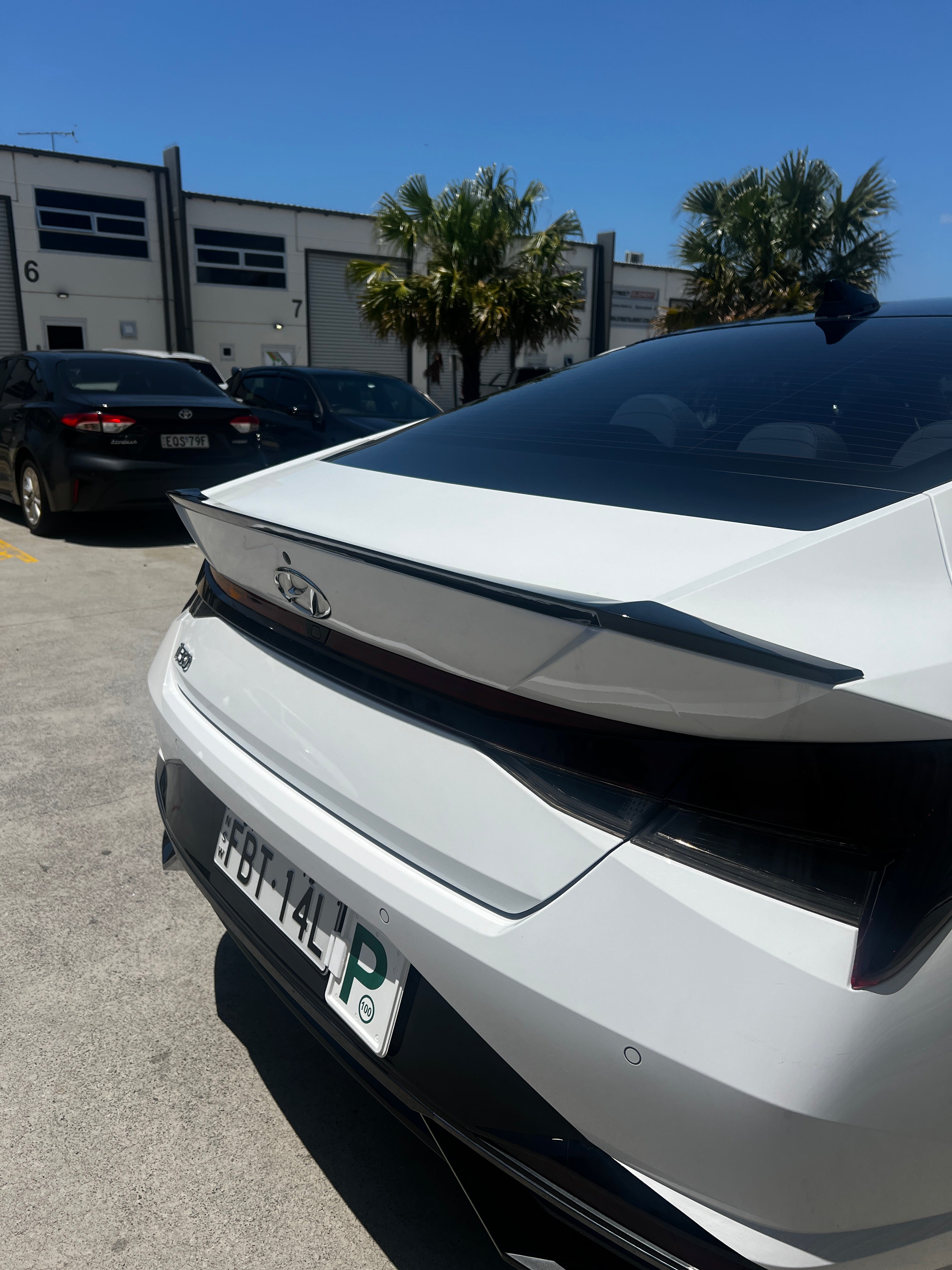 Hyundai I30/Elantra Sedan CN7 ABS Gloss Black Spoiler 2020+