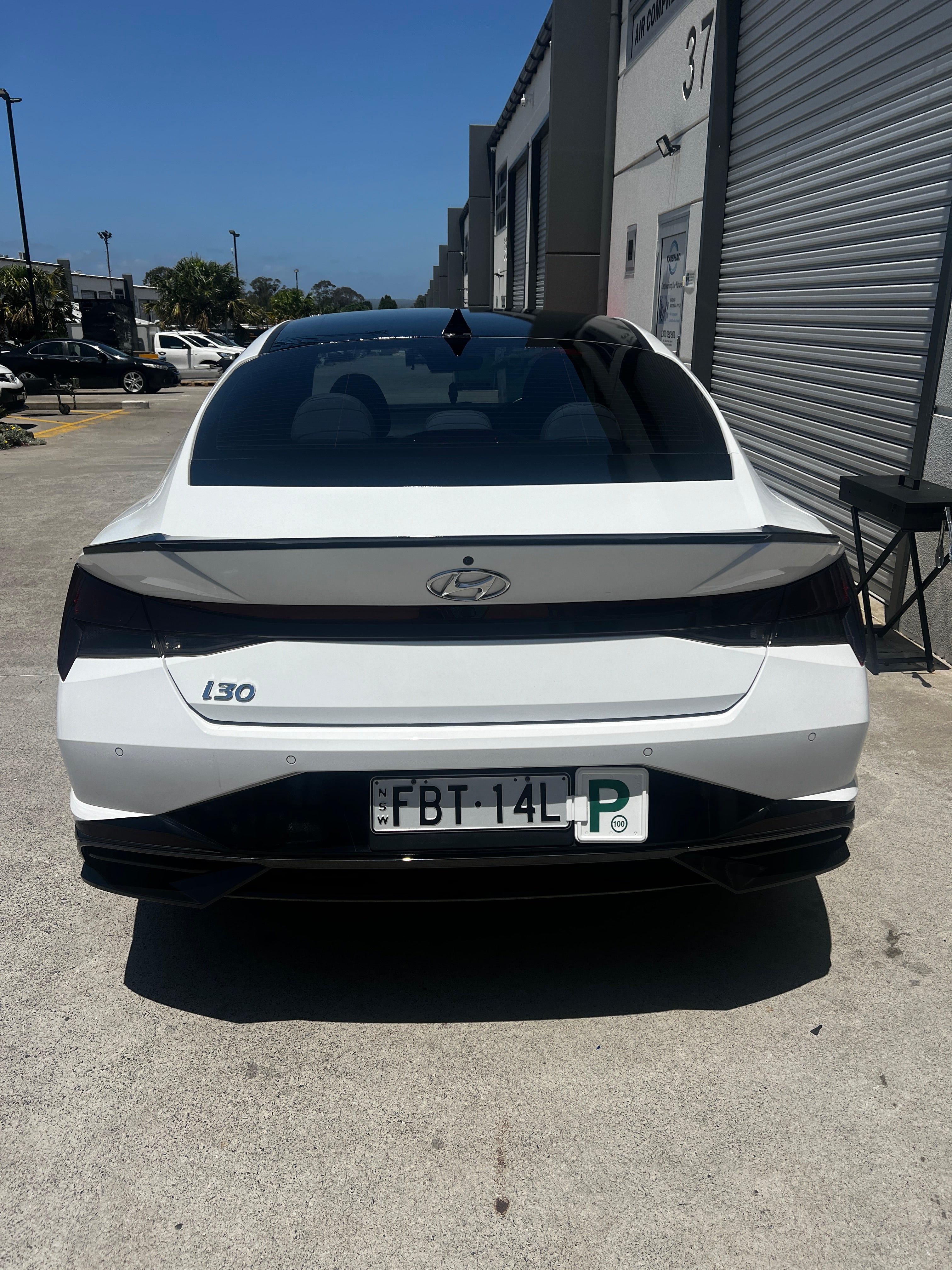 Hyundai I30/Elantra Sedan CN7 ABS Gloss Black Spoiler 2020+