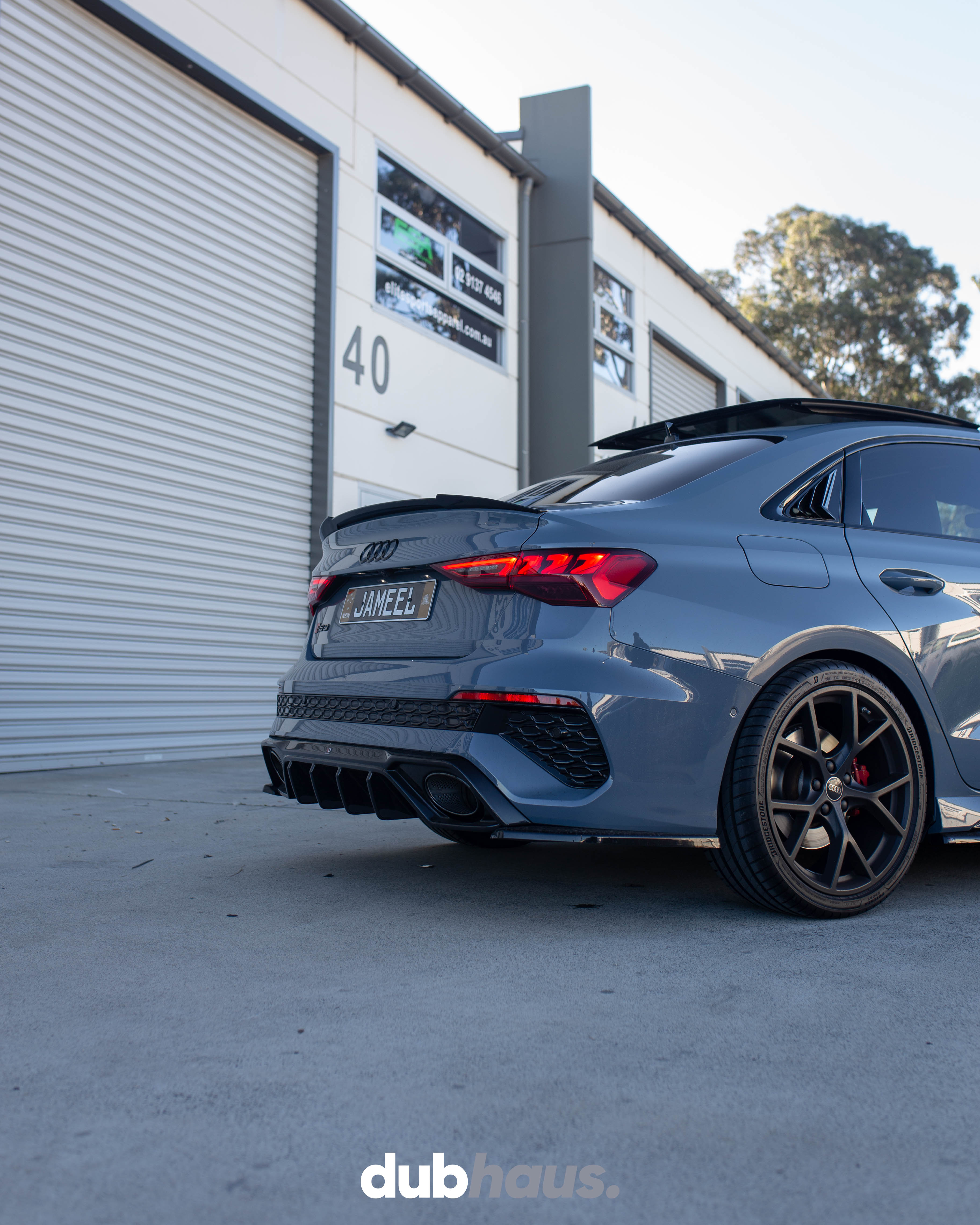 Audi A3/S3/RS3 8Y/GY Sedan M4 Style Boot Lip Spoiler (2020+)