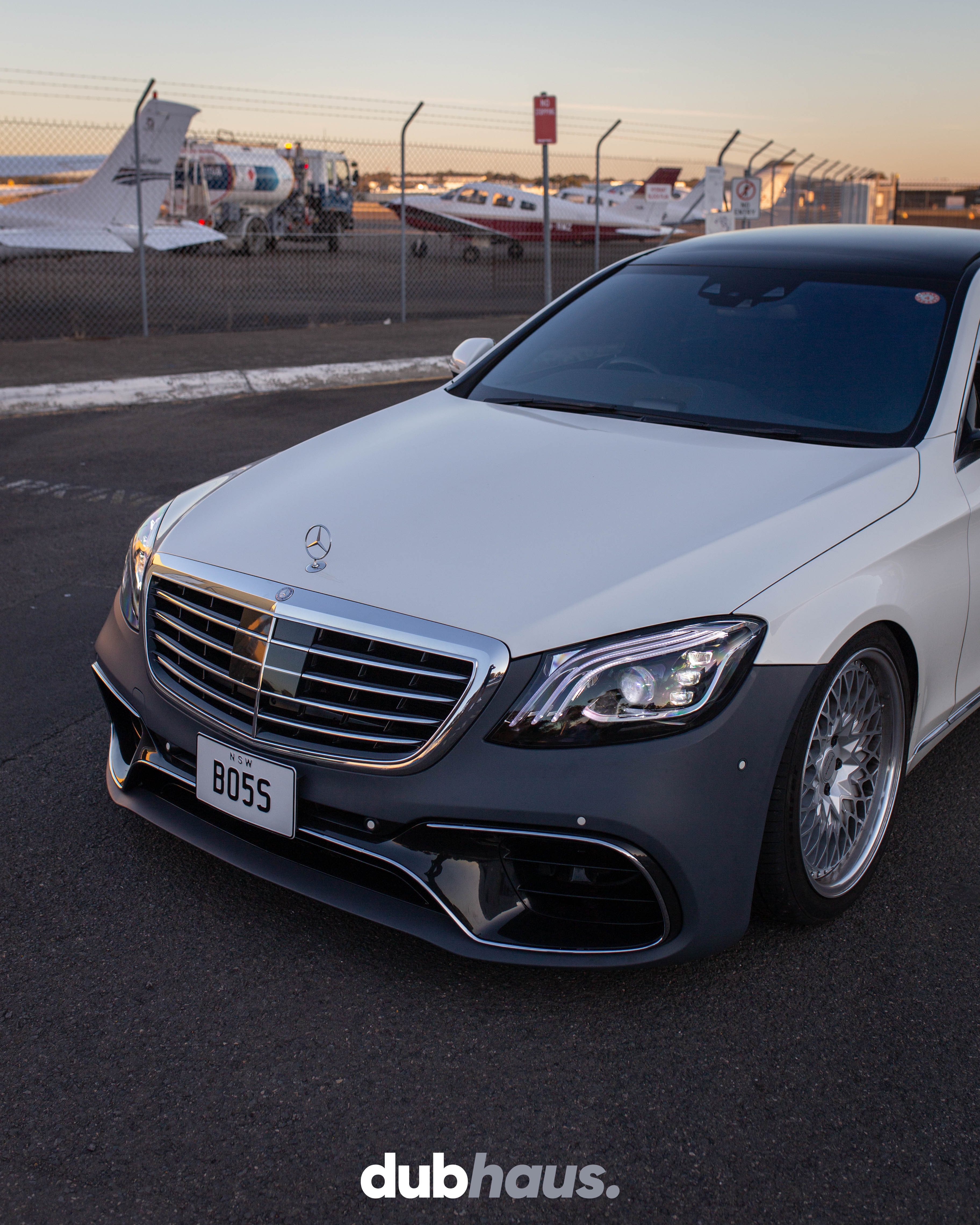 Mercedes Benz S-Class W222 ABS S63 Style Conversion Body Kit (UNPAINTED)
