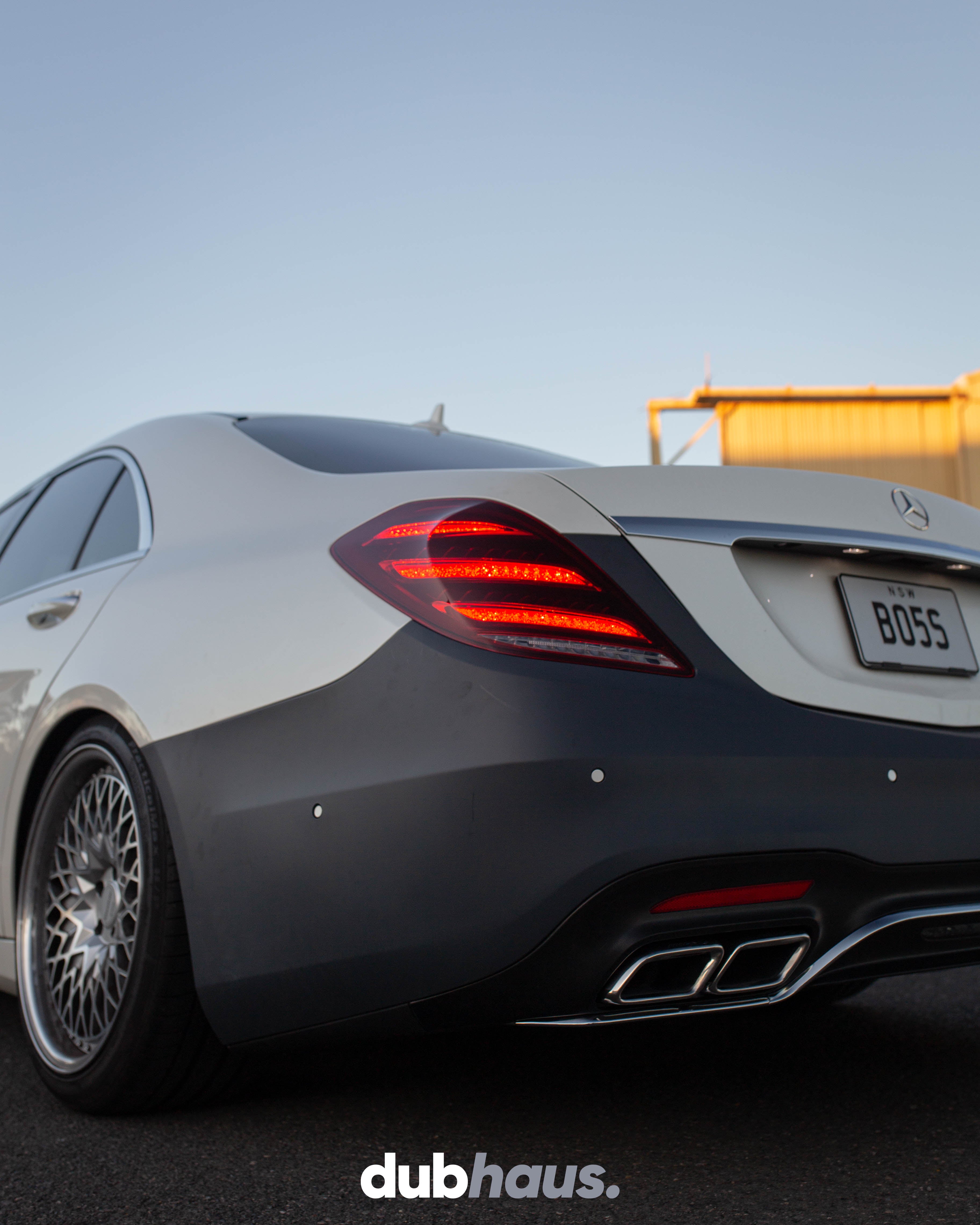 Mercedes Benz S-Class W222 ABS S63 Style Conversion Body Kit (UNPAINTED)