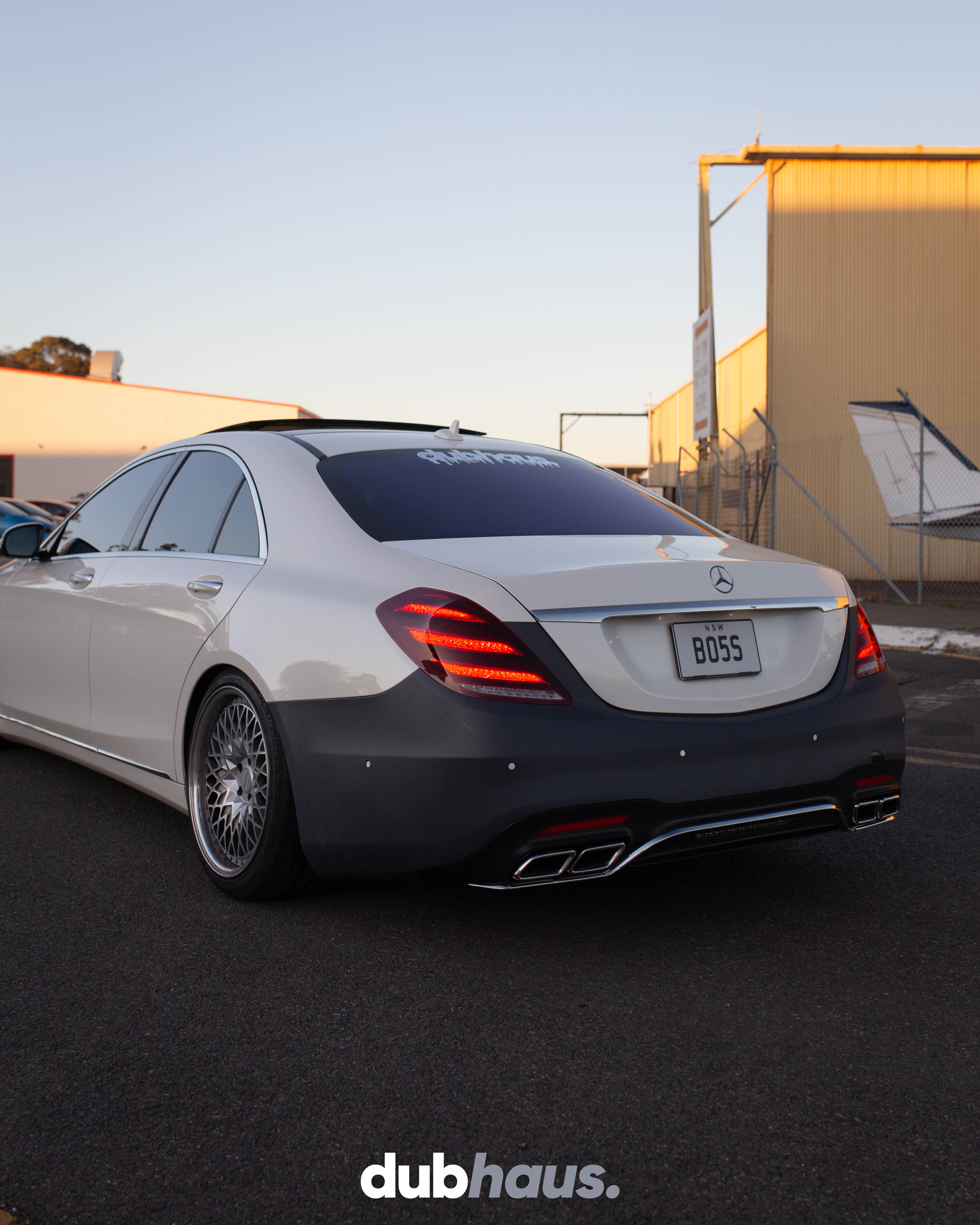 Mercedes Benz S-Class W222 ABS S63 Style Conversion Body Kit (UNPAINTED)