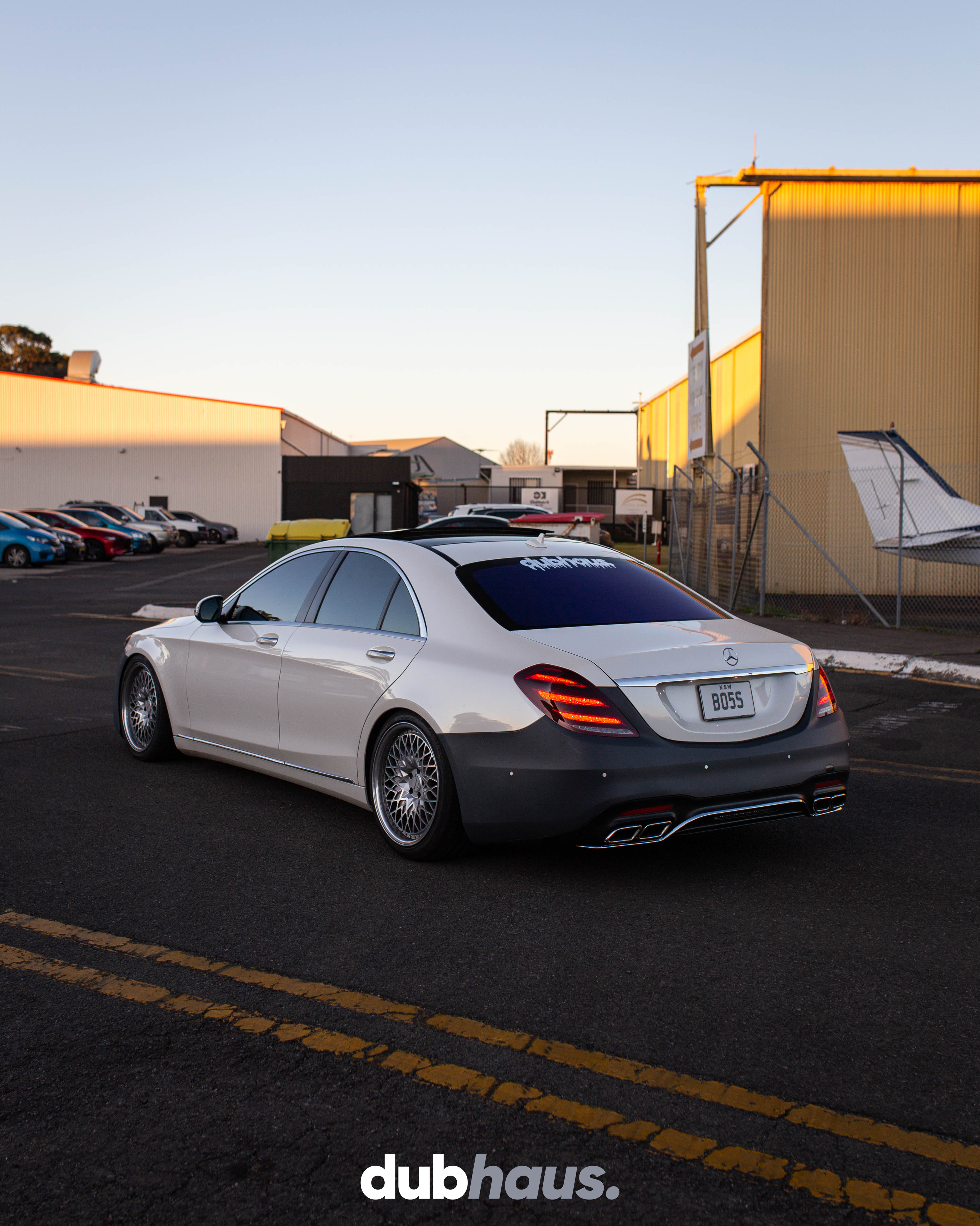 Mercedes Benz S-Class W222 ABS S63 Style Conversion Body Kit (UNPAINTED)