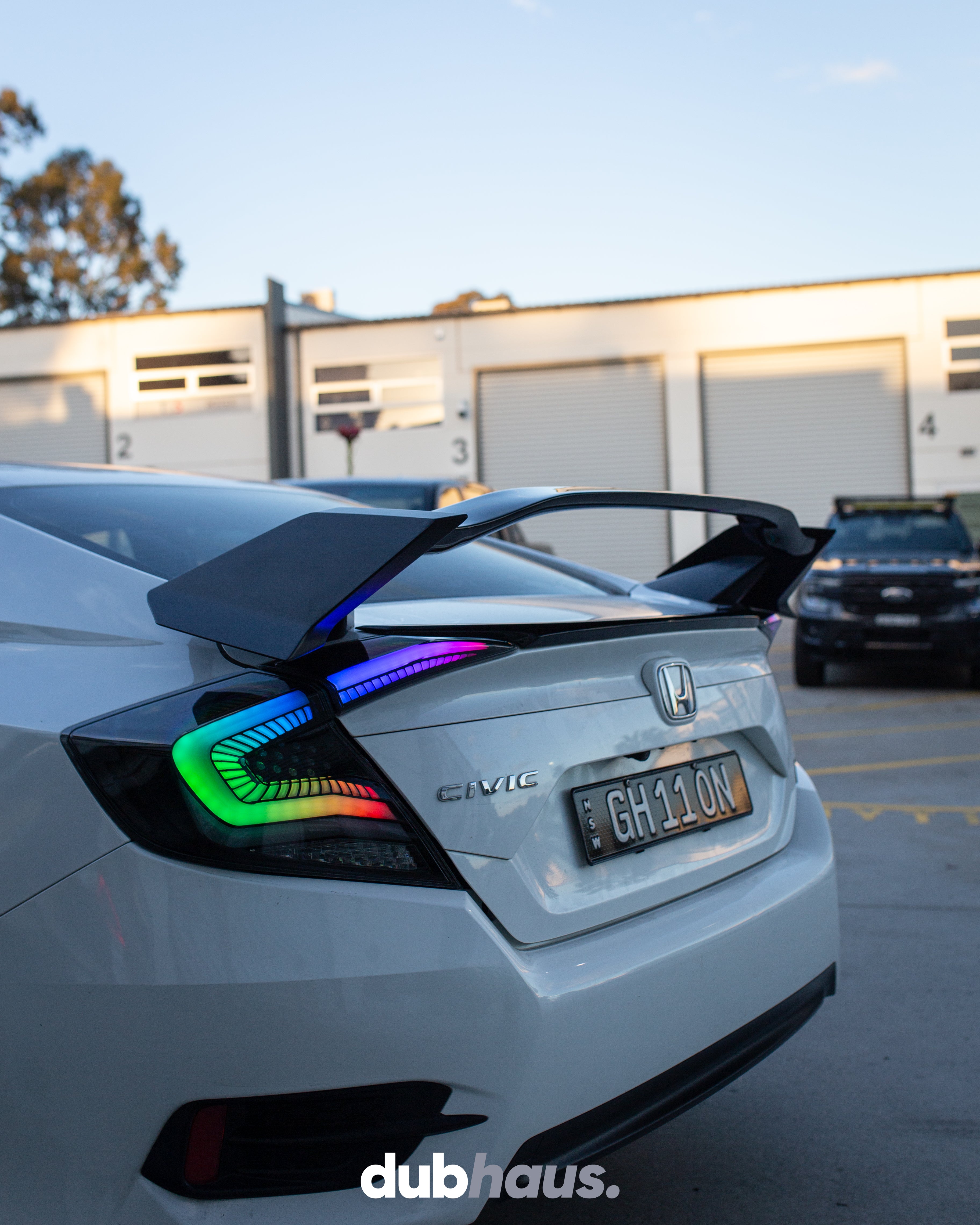 Honda Civic 10th Generation Sedan Type R Style ABS Spoiler