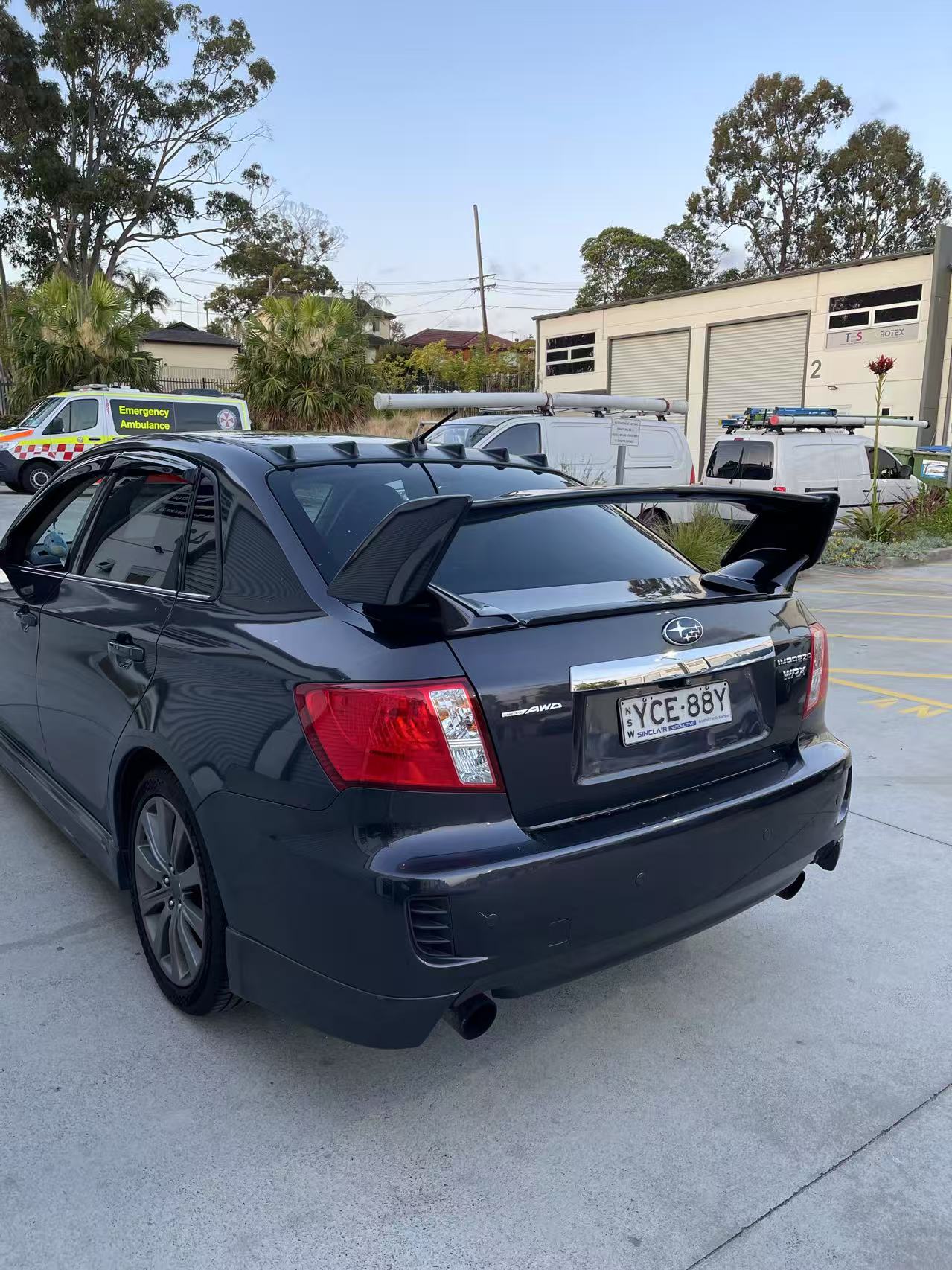 STI Style Subaru Impreza WRX Trunk Spoiler for 2008-2013 G3