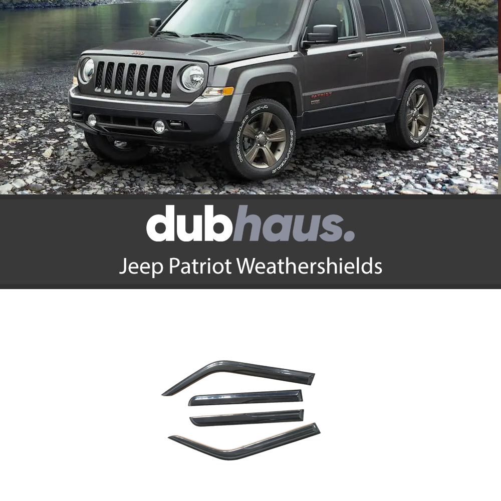 Weather Shield / Window Visor for 2007+ Jeep Patriot