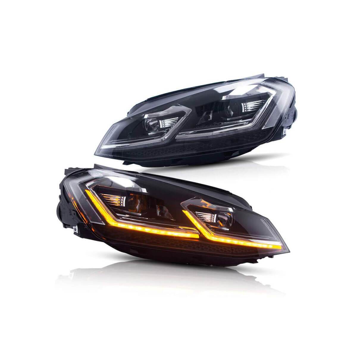 2012-2020 VW MK7.5R STYLE SEQUENTIAL LED HEADLIGHTS (MK7) - iilumo