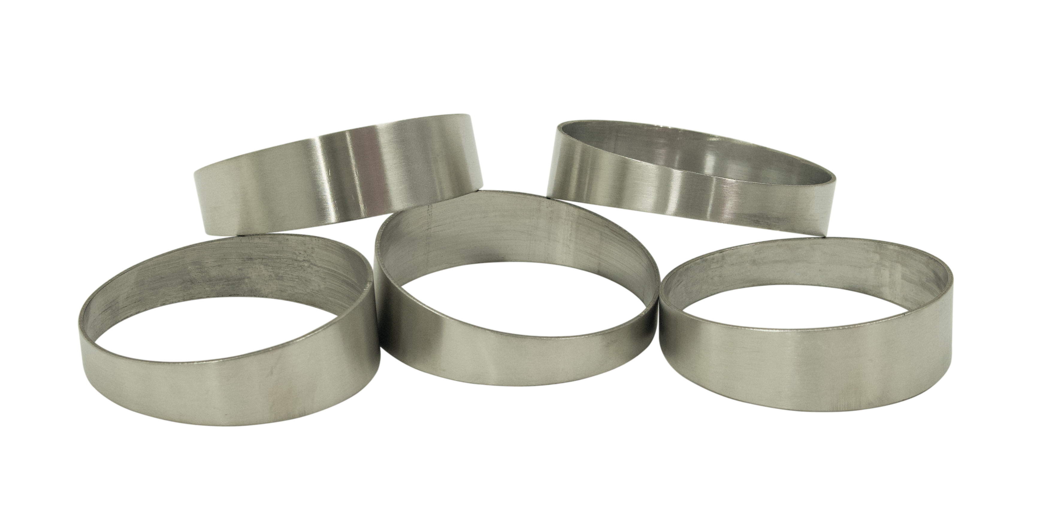 2.25inch Pie Cuts Brushed Stainless Steel 45' 1.5D