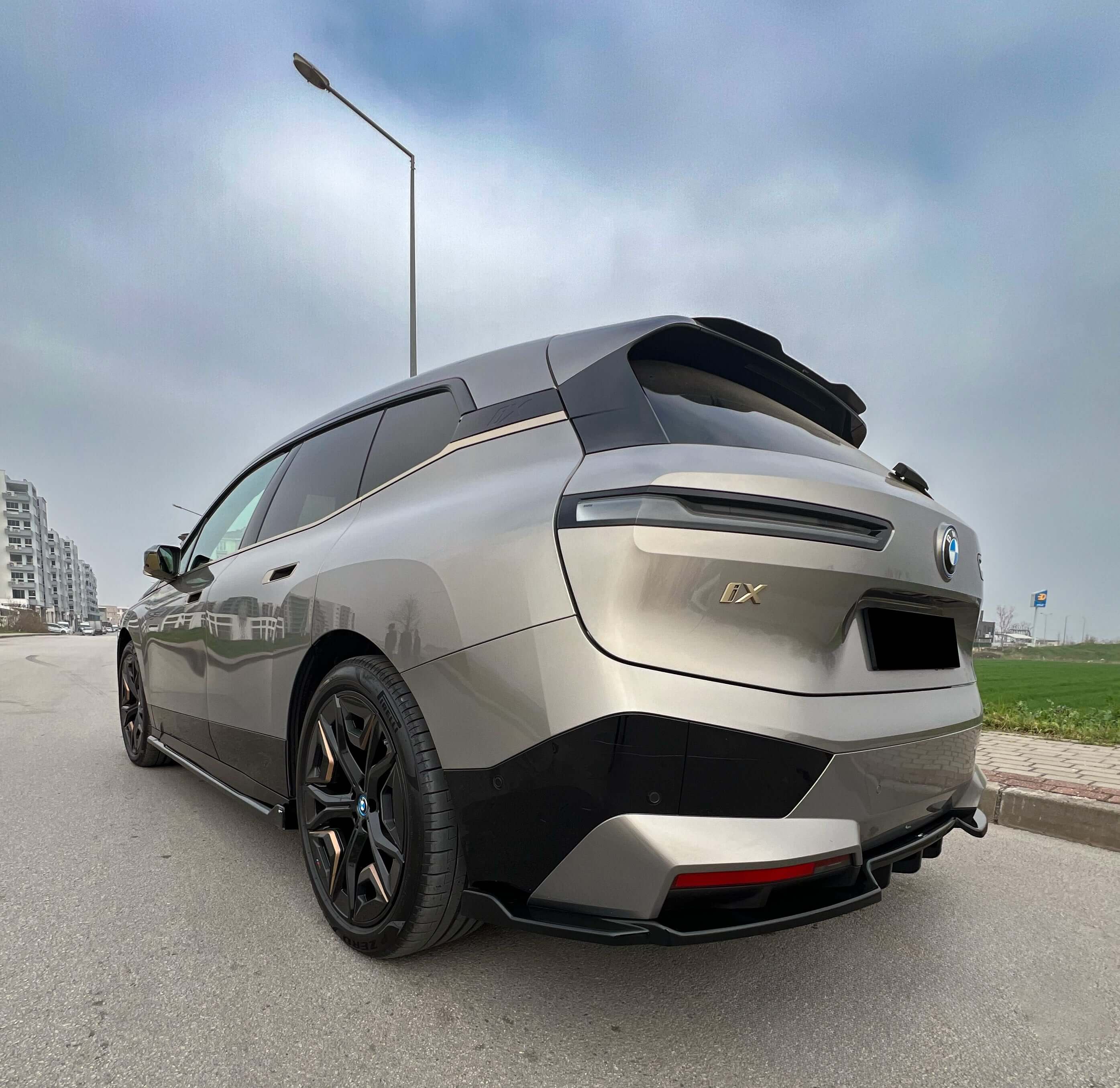 Rear Center Splitters BMW iX M-Pack i20 2021+