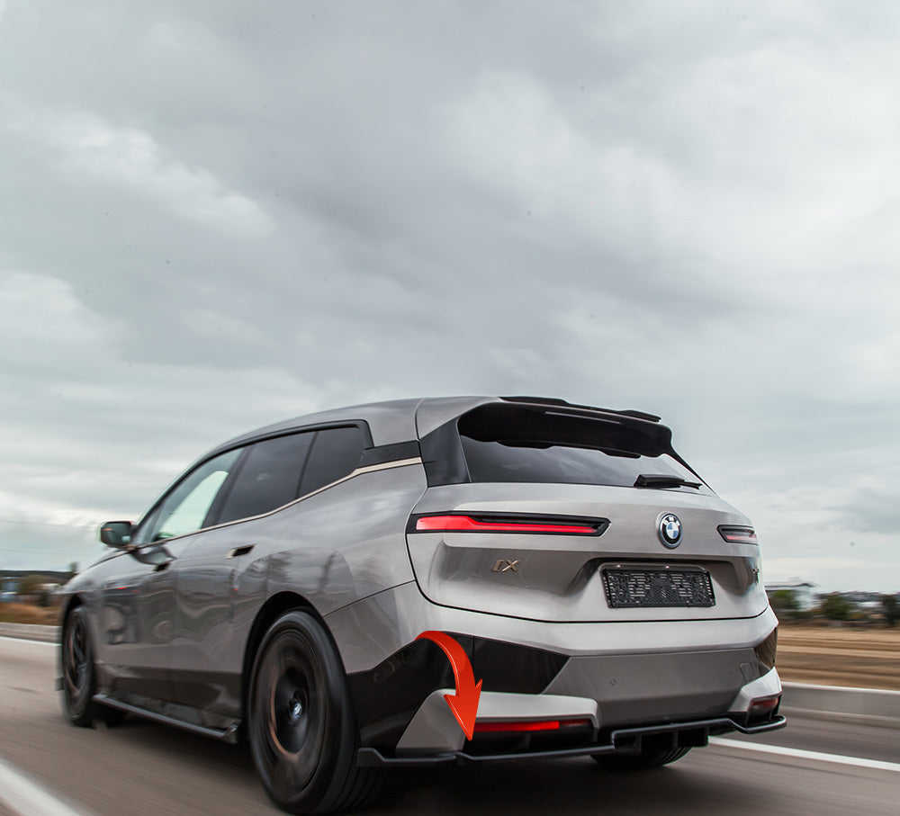 Rear Center Splitters BMW iX M-Pack i20 2021+