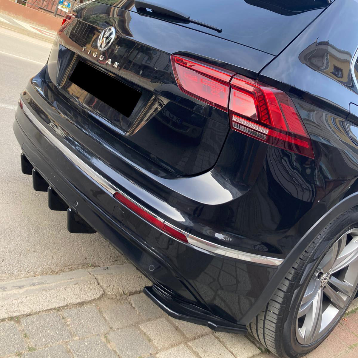 Rear Side Splitters VW Tiguan Mk2 Standart / R-Line 2015-2020