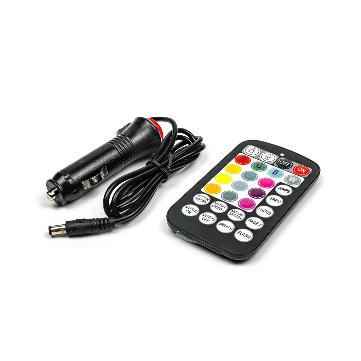STARLIGHT headliner kit accessories, projector, remote control and harness by dubhaus