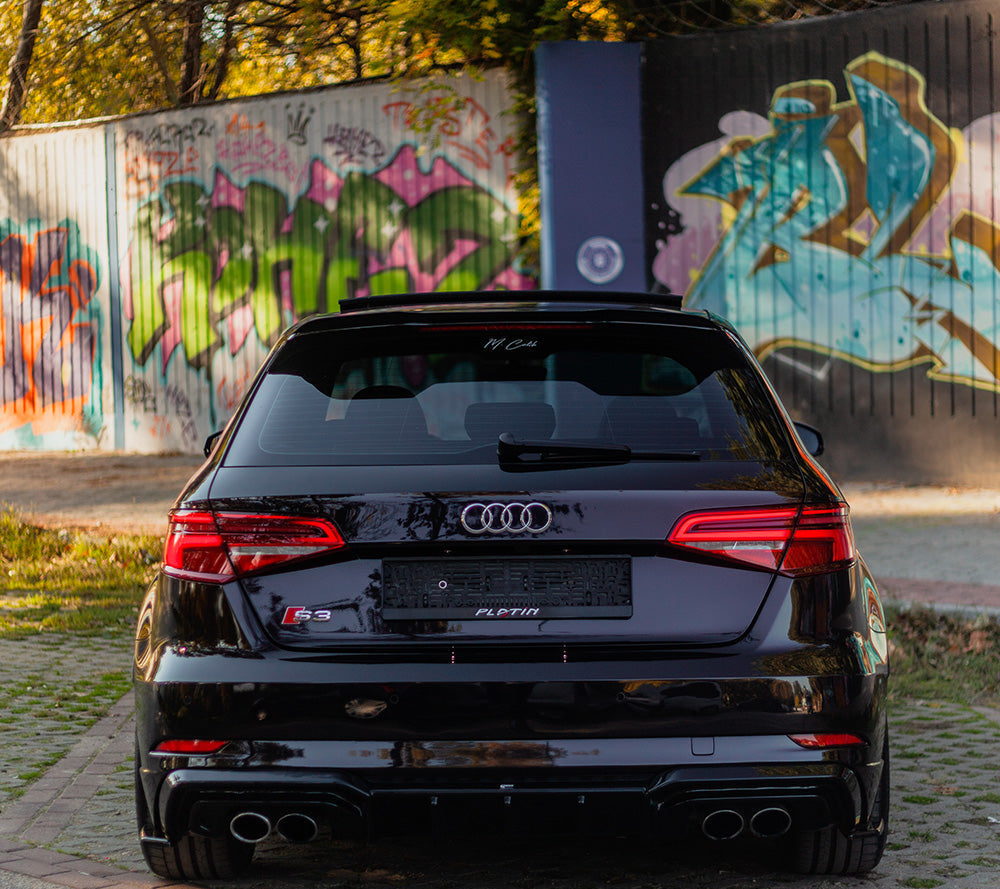 Rear Side Splitters AUDI S3 Sportback 8V Facelift 2016-2020