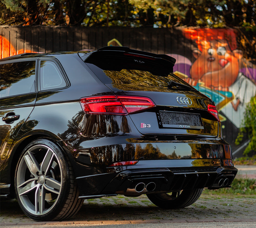 Rear Side Splitters AUDI S3 Sportback 8V Facelift 2016-2020