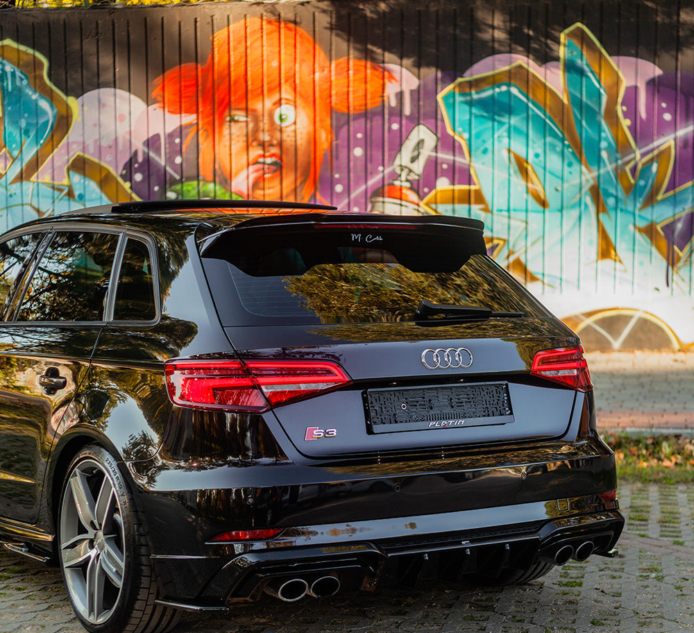 Rear Side Splitters AUDI S3 Sportback 8V Facelift 2016-2020