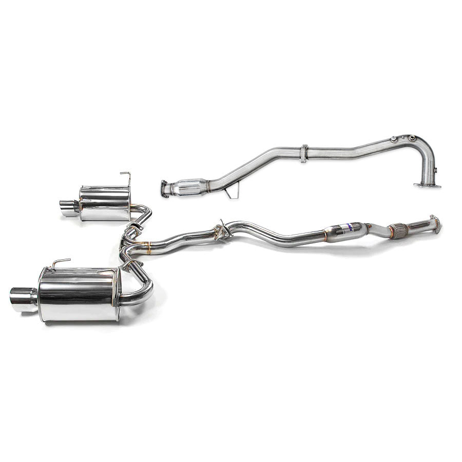 Q300 Turbo Back Exhaust - Subaru 08-10 WRX Sedan/Forester XT SH 08-13 (5MT/4AT)
