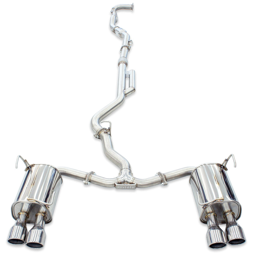 Q300 Turbo Back Exhaust - Subaru 08-10 WRX Sedan/Forester XT SH 08-13 (5MT/4AT)