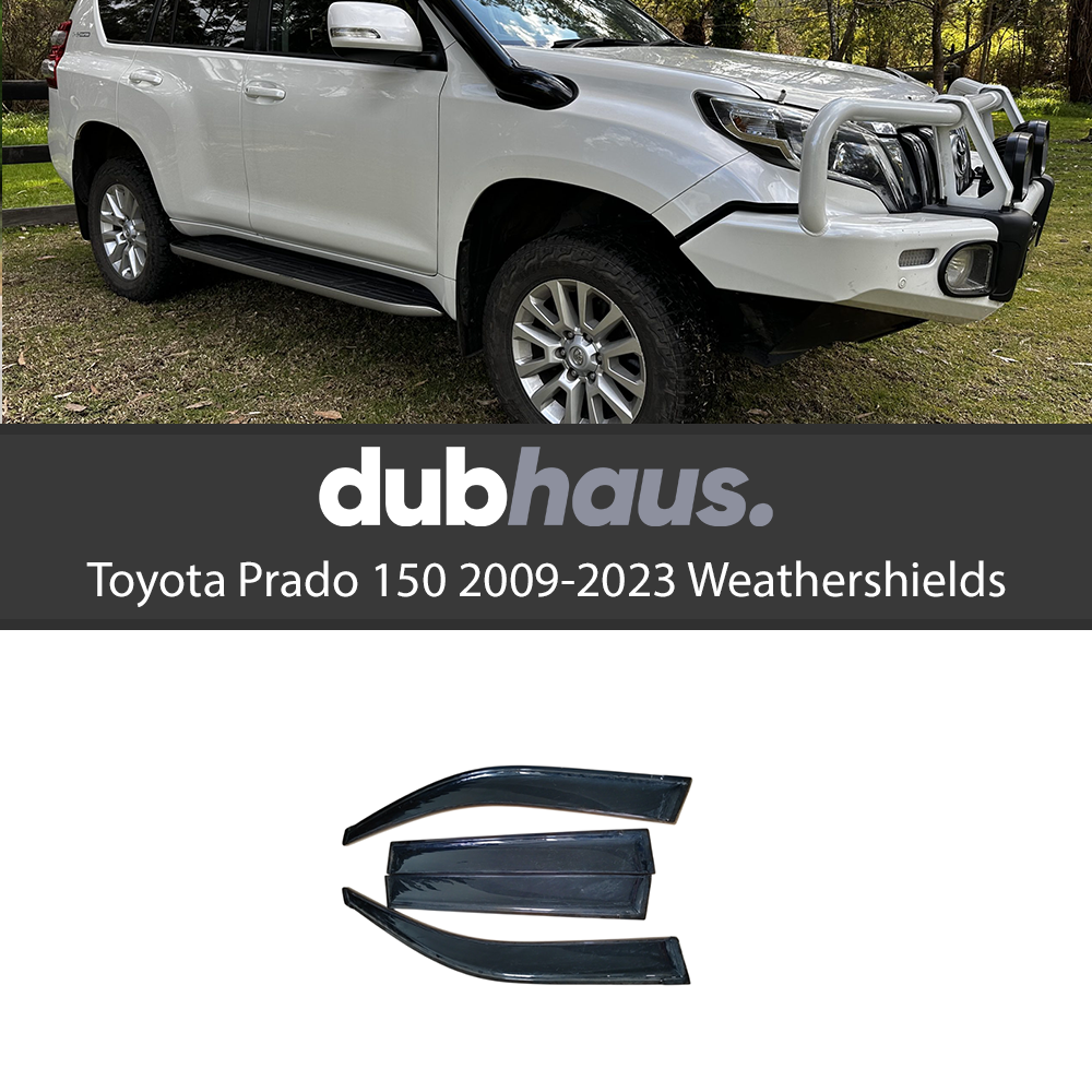 Weather Shield / Window Visor for 2009-2023 Toyota Prado 150