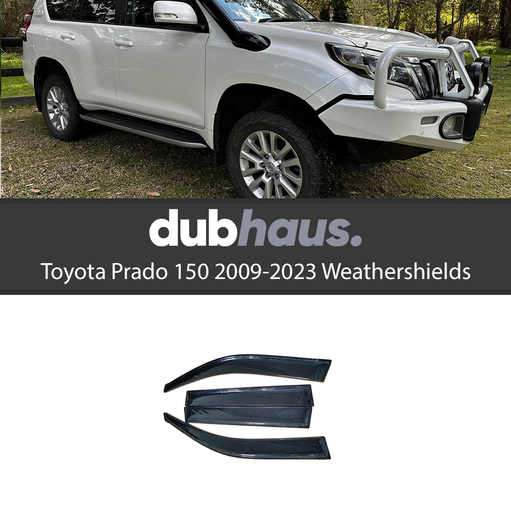 Weather Shield / Window Visor for 2009-2023 Toyota Prado 150