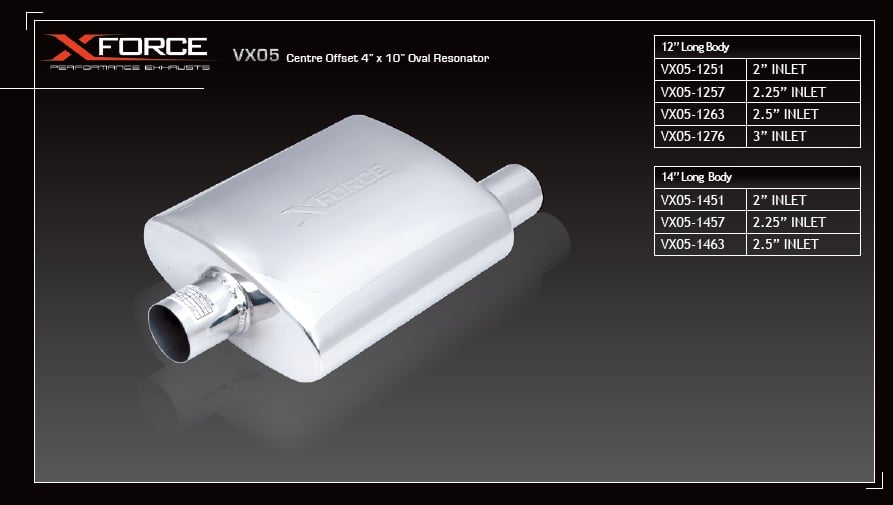 Performance Muffler 304 Stainless Steel 3" 10"x4"x12" O/C