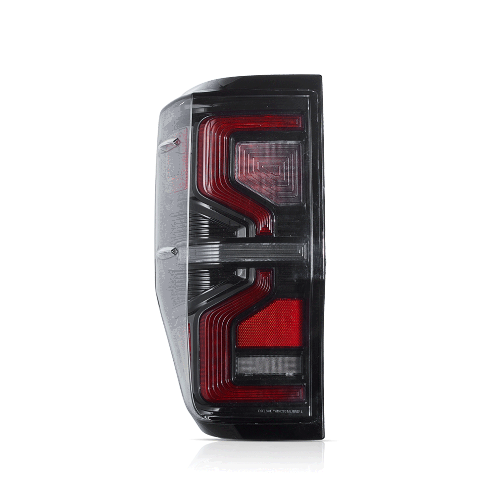 S-Shape Style LED Tail Lights for Ford Ranger T6/P375 2012–2022